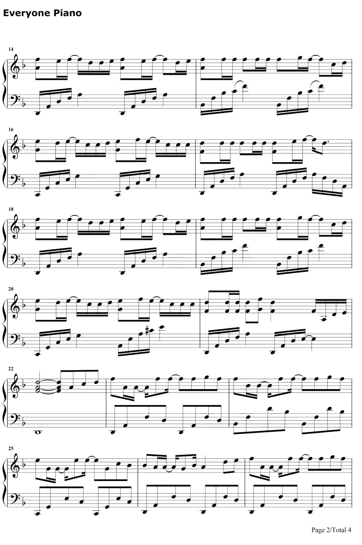 自作多情钢琴谱-本兮-音乐背后的伤感2