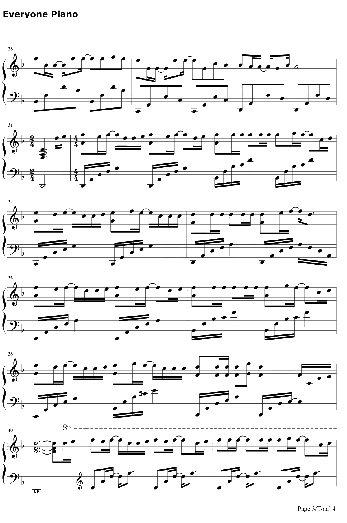 自作多情钢琴谱-本兮-音乐背后的伤感3