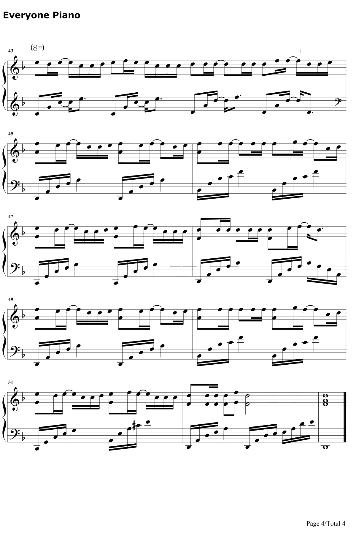 自作多情钢琴谱-本兮-音乐背后的伤感4