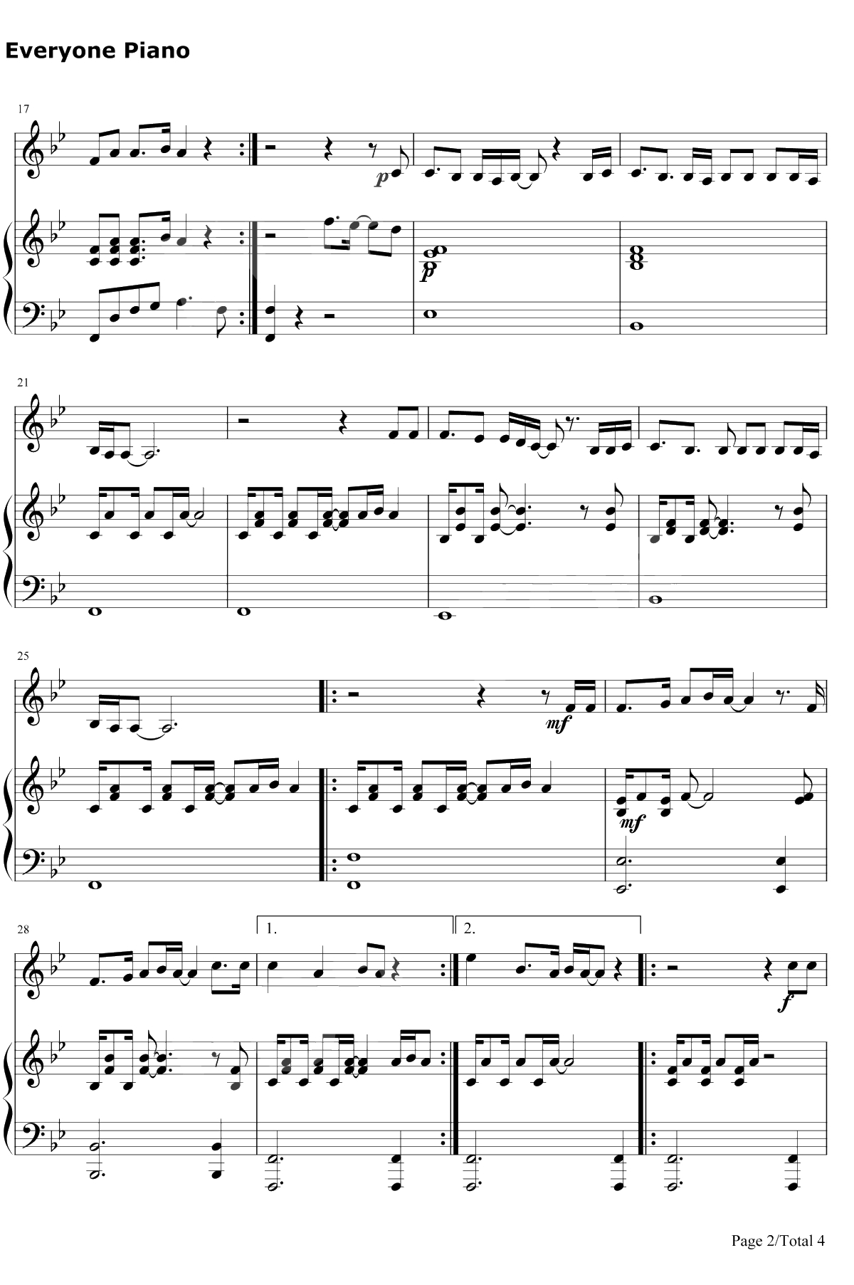 Strong钢琴谱-London Grammar2