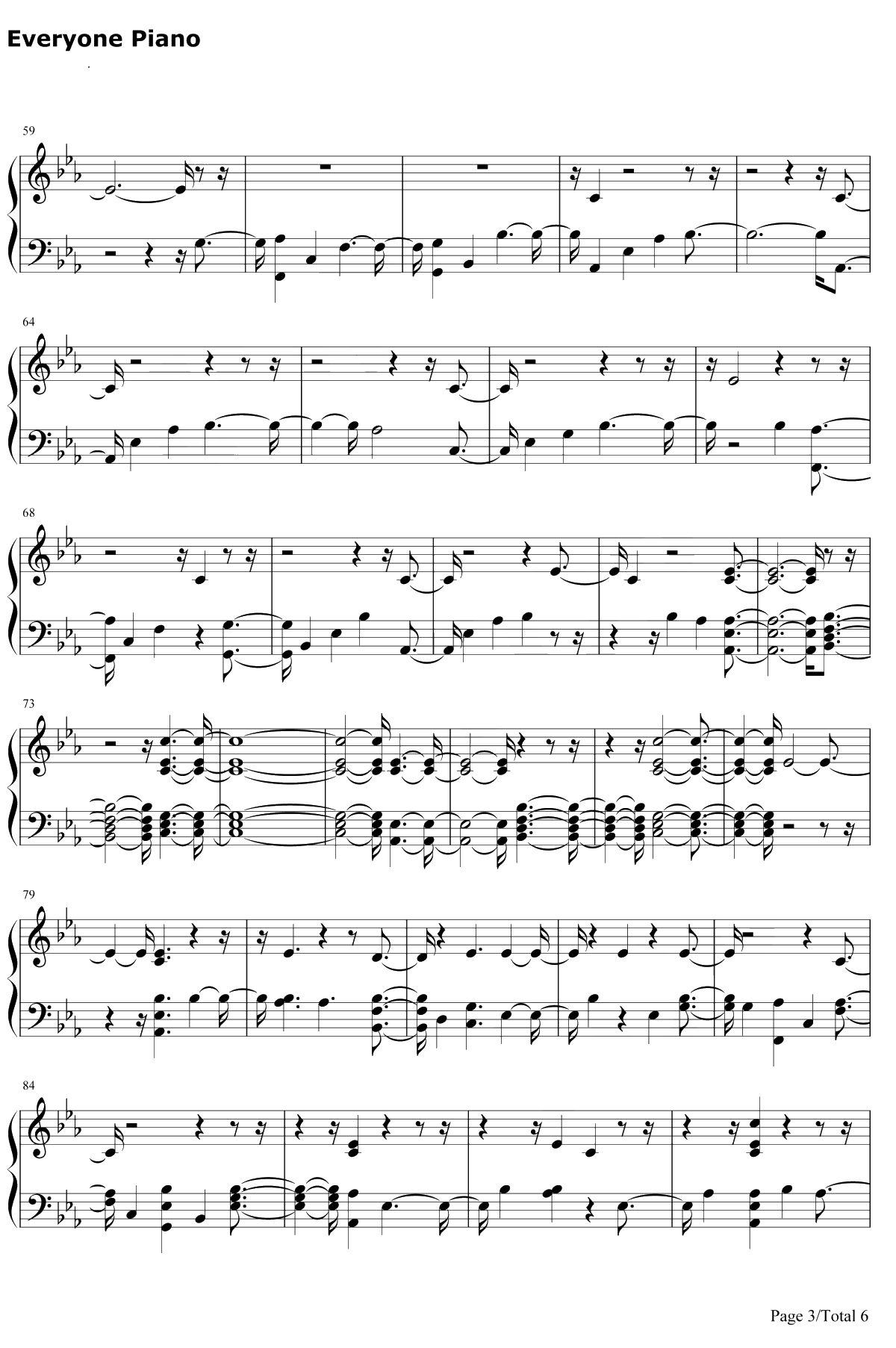 We Could Go Back钢琴谱-Jonas Blue3