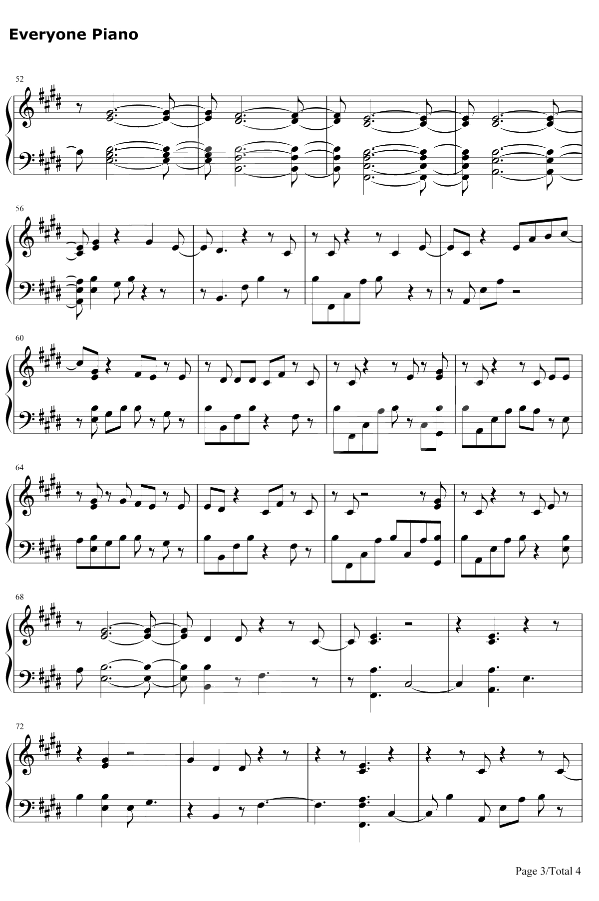 King of My Heart钢琴谱-Taylor Swift3