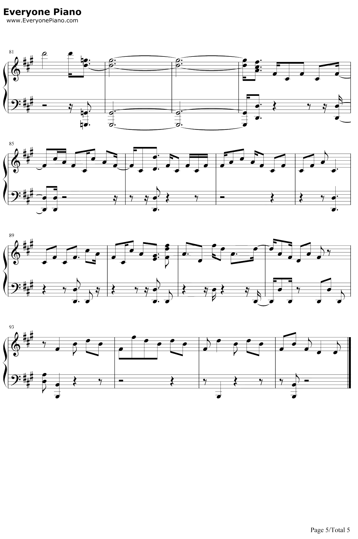 Justice League United钢琴谱-Danny Elfman5