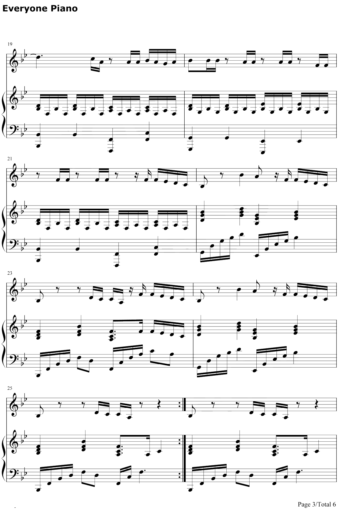 来自天堂的魔鬼钢琴谱-邓紫棋3