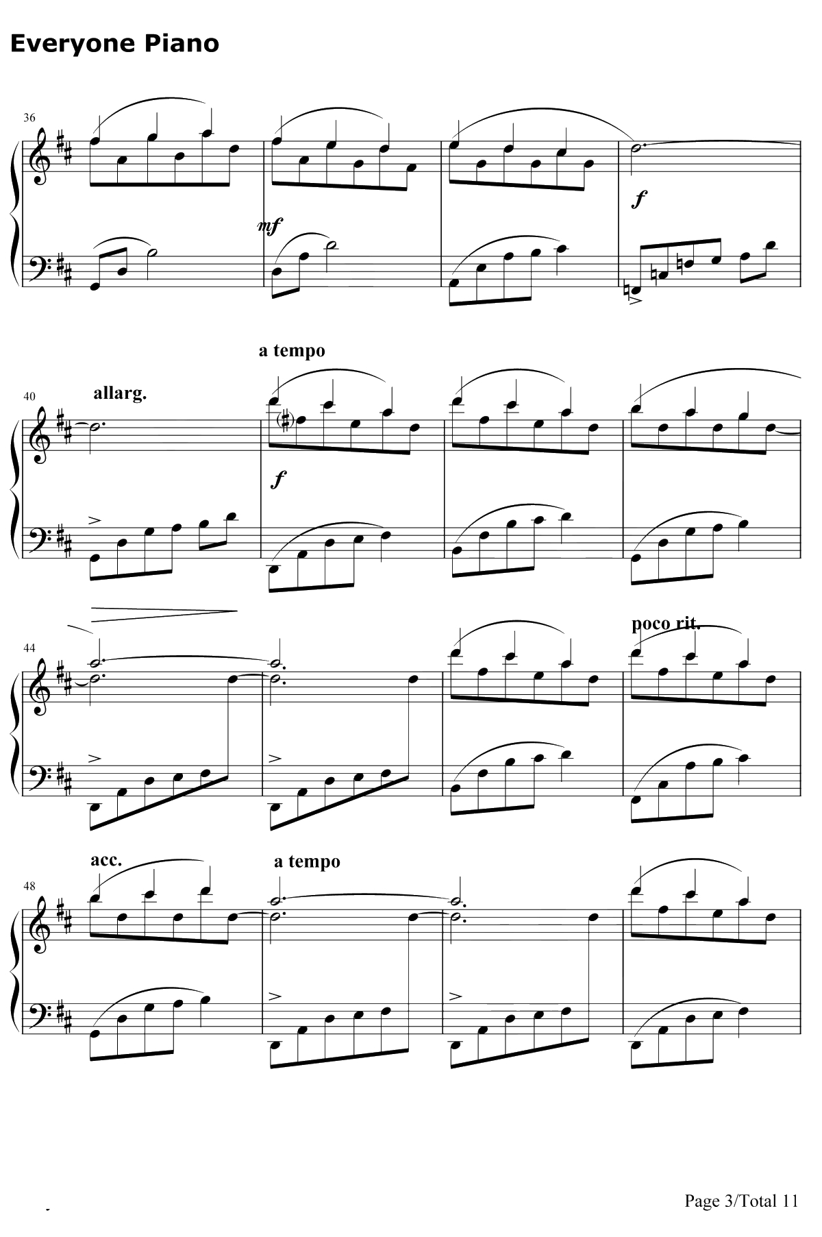 Le Onde钢琴谱-LudovicoEinaudi3