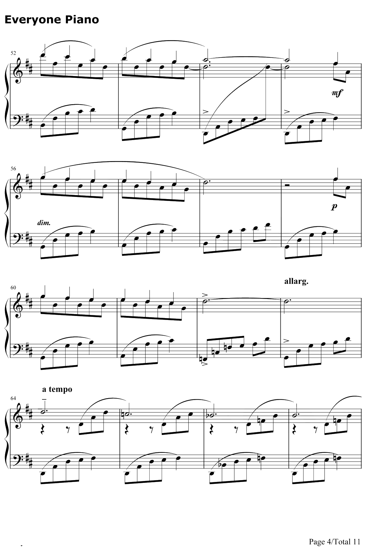 Le Onde钢琴谱-LudovicoEinaudi4