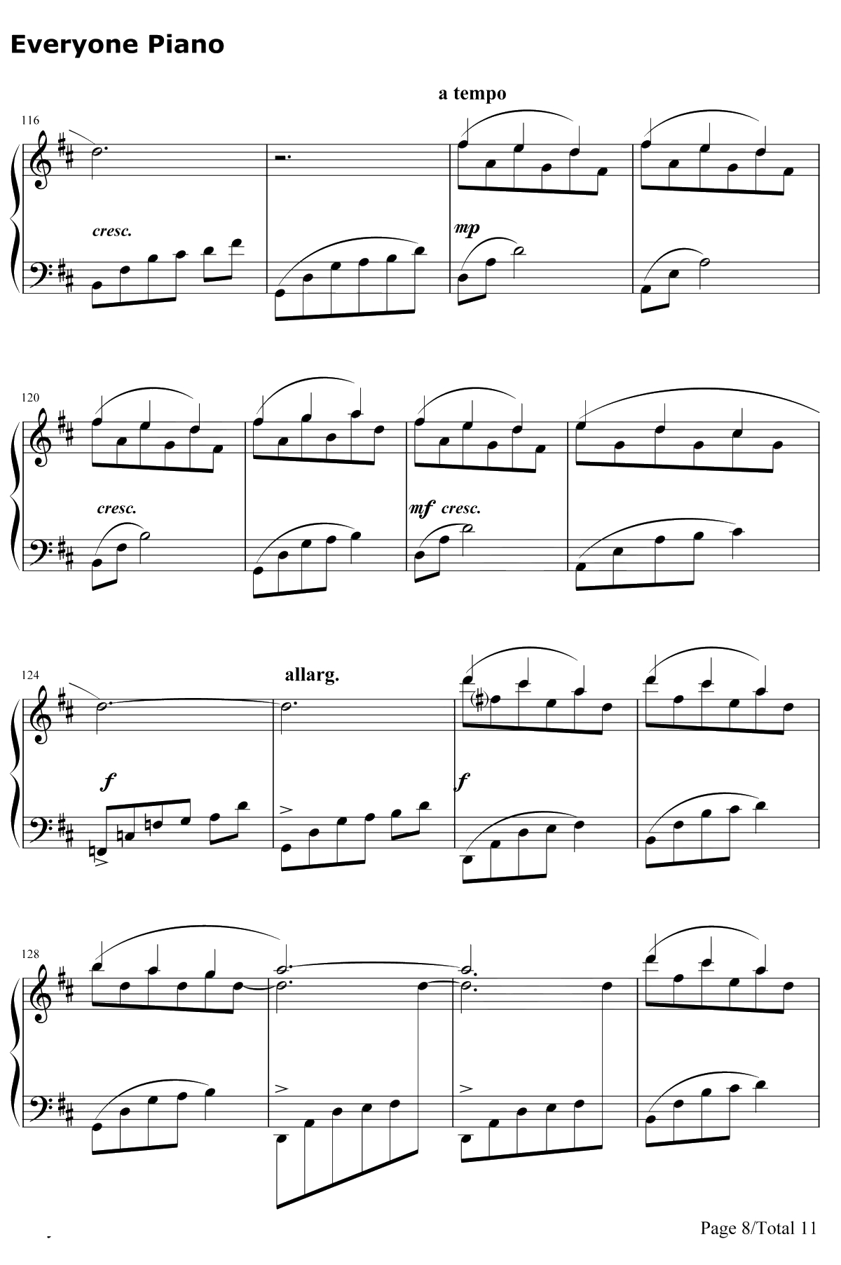 Le Onde钢琴谱-LudovicoEinaudi8