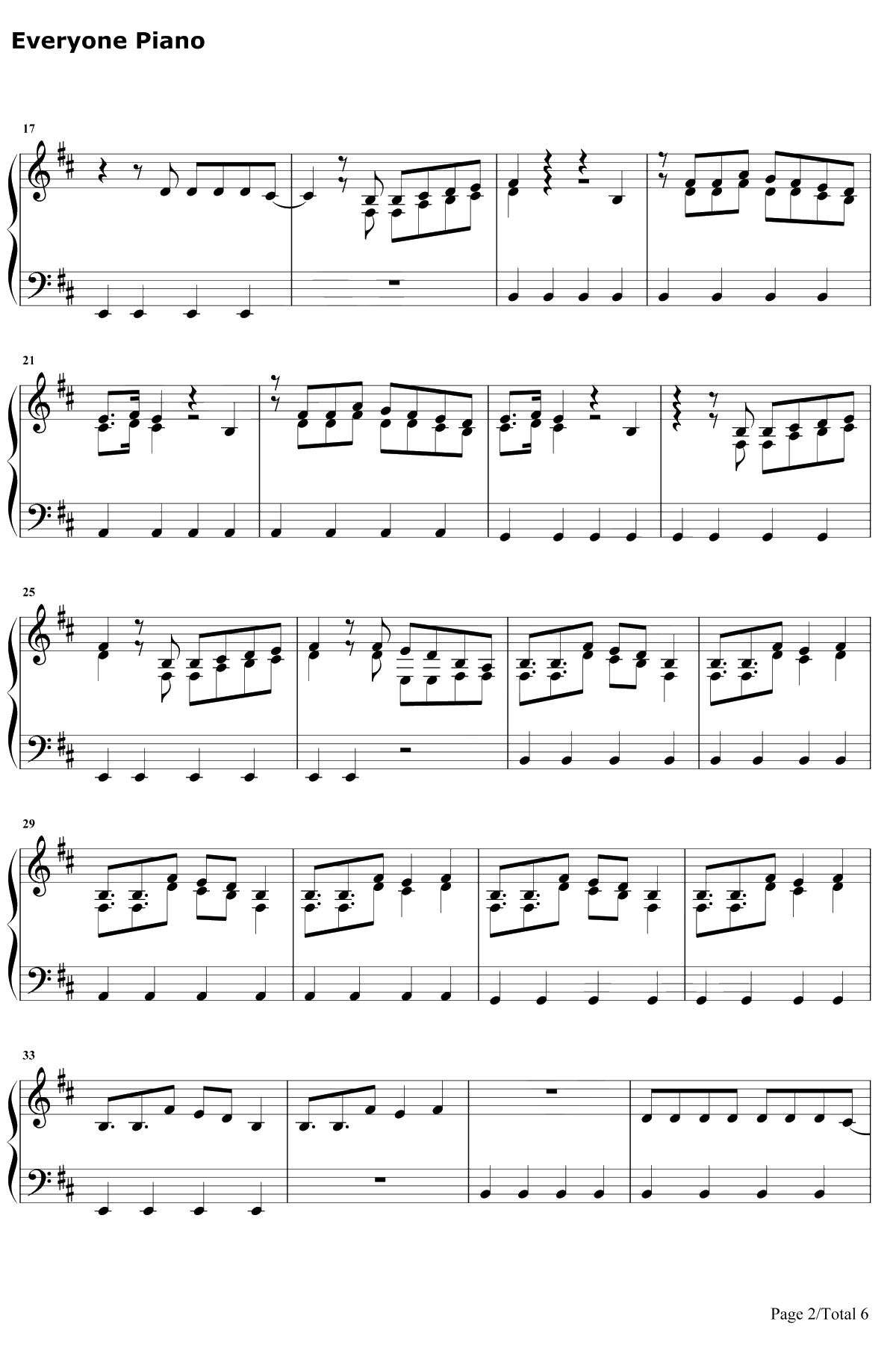 Breathe钢琴谱-JaxJones2