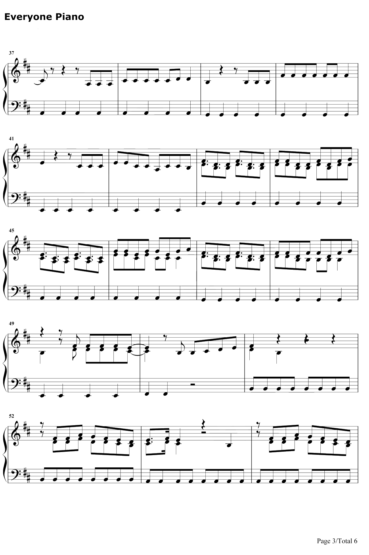 Breathe钢琴谱-JaxJones3