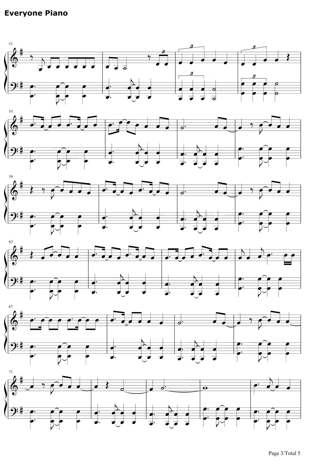 Love Wins钢琴谱-CarrieUnderwood3