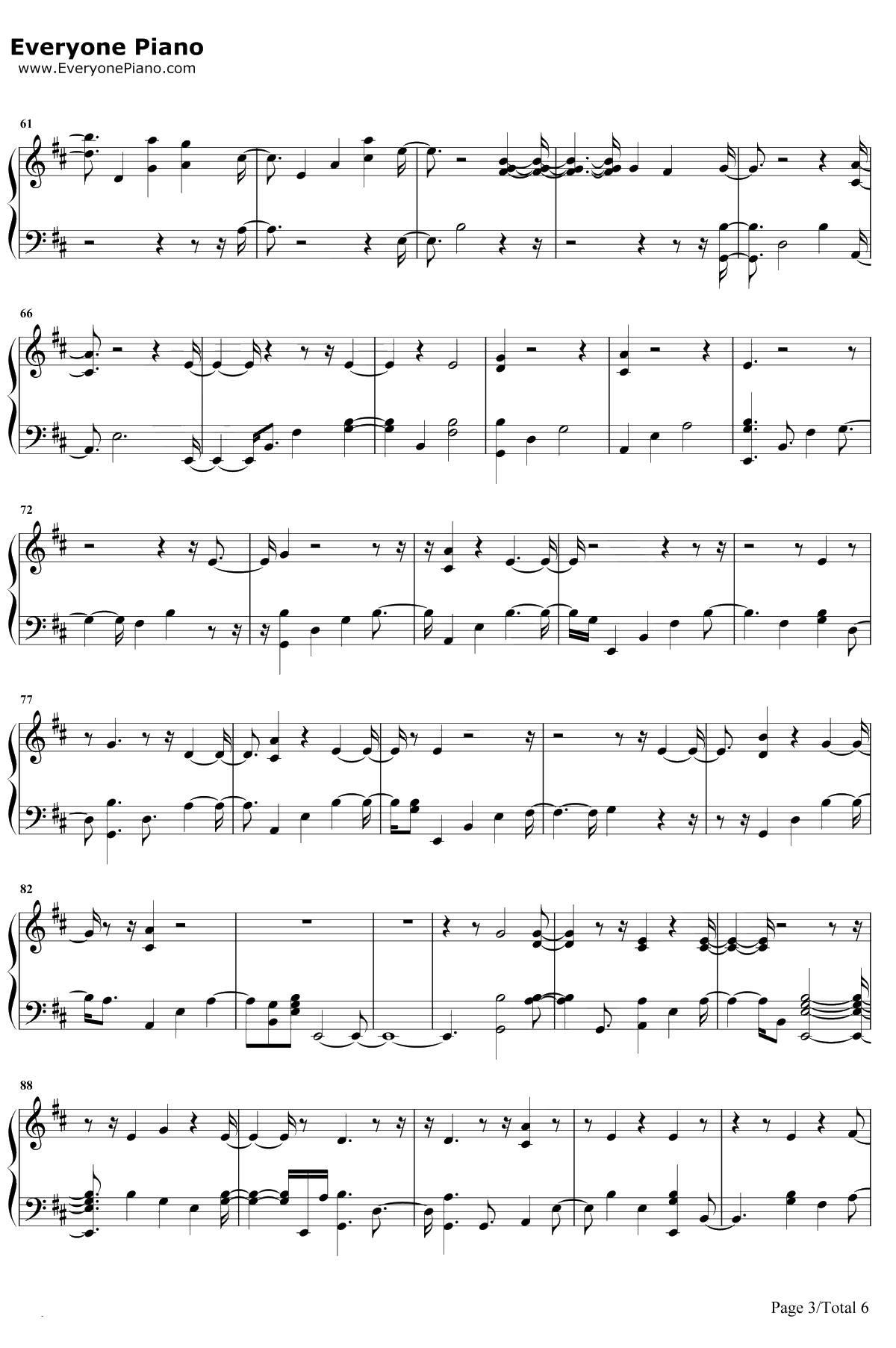 Sour Diesel钢琴谱-ZAYN3