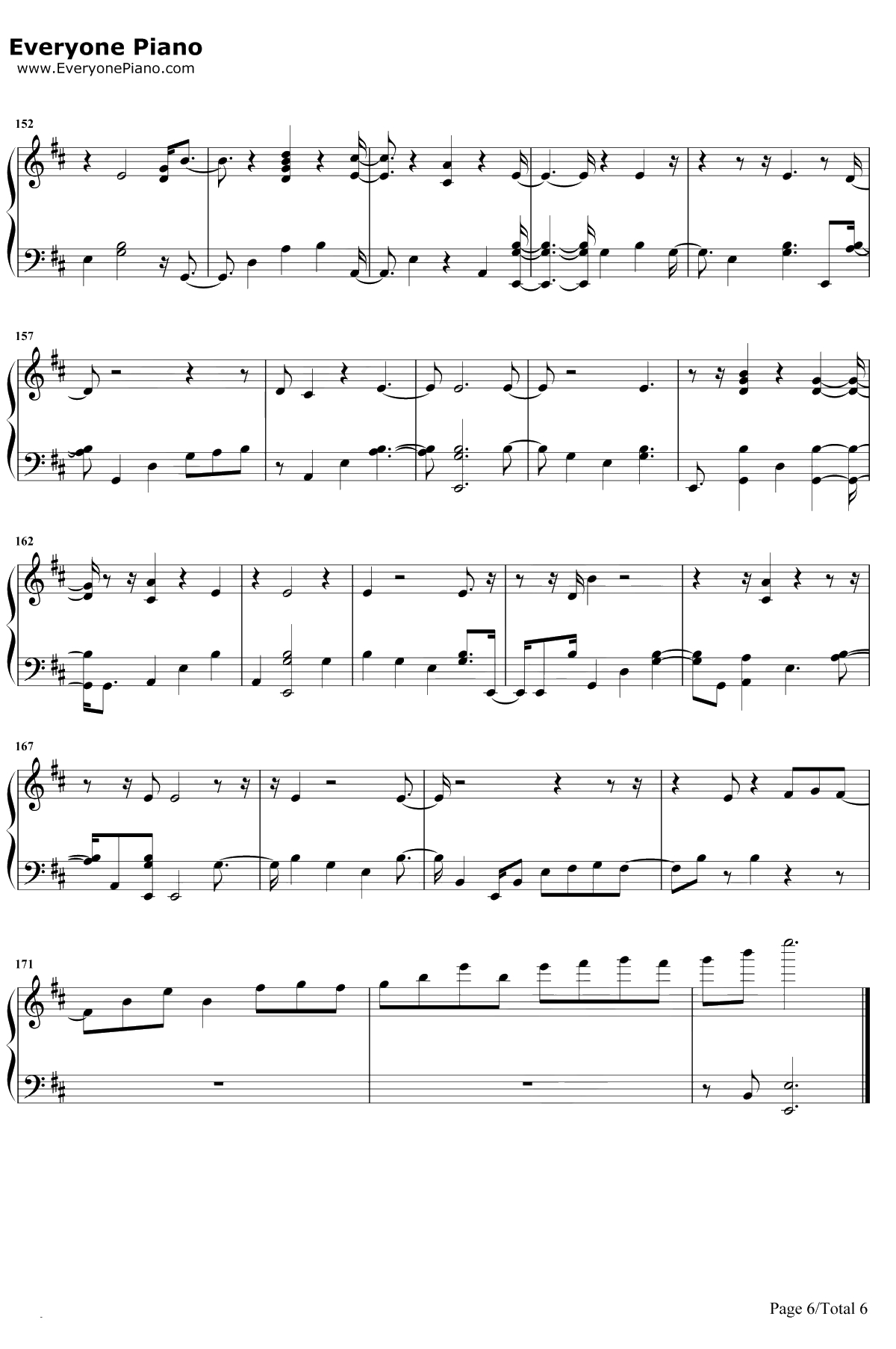 Sour Diesel钢琴谱-ZAYN6