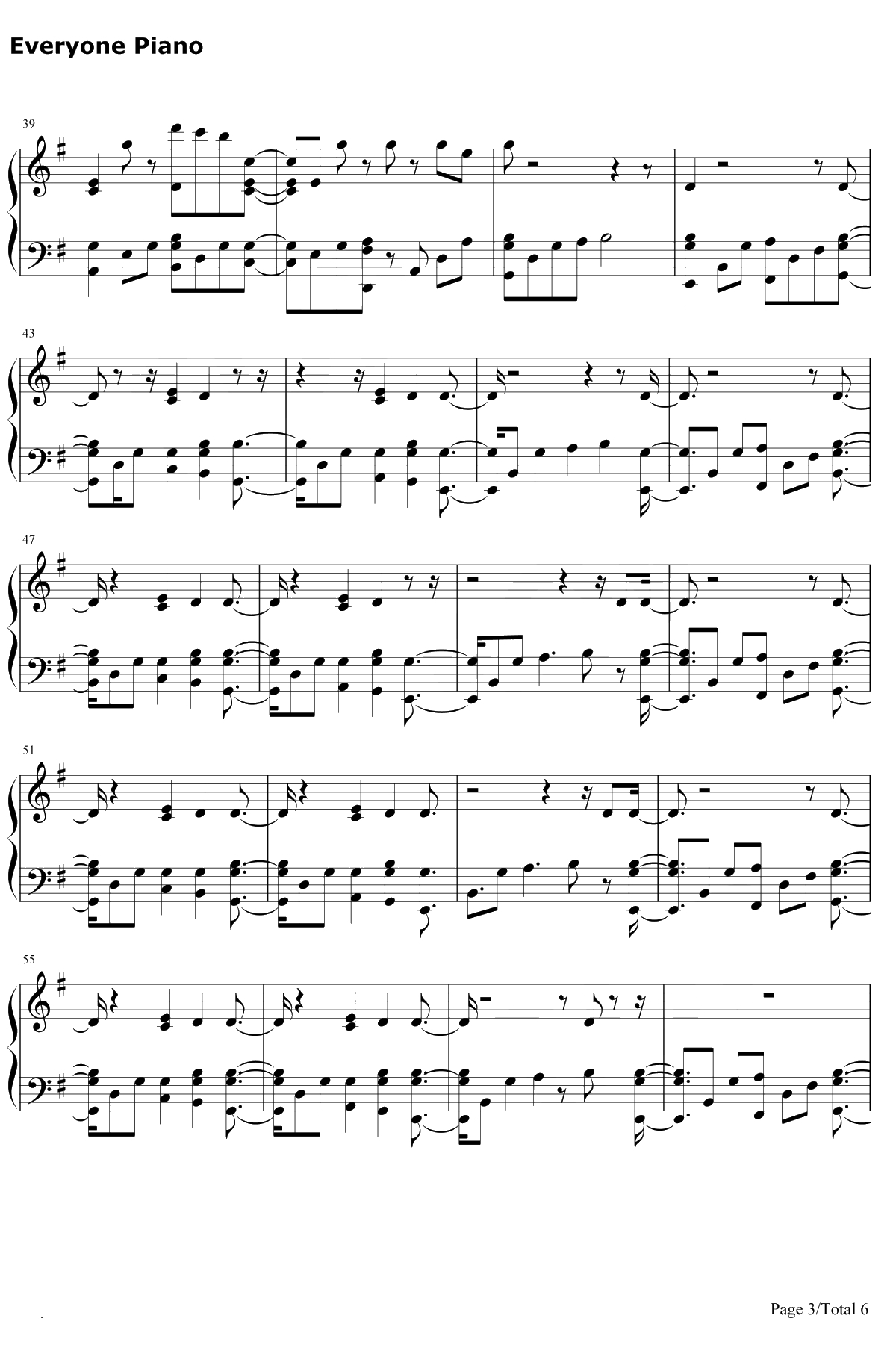 You Be Love钢琴谱-AviciiBillyRaffoul3