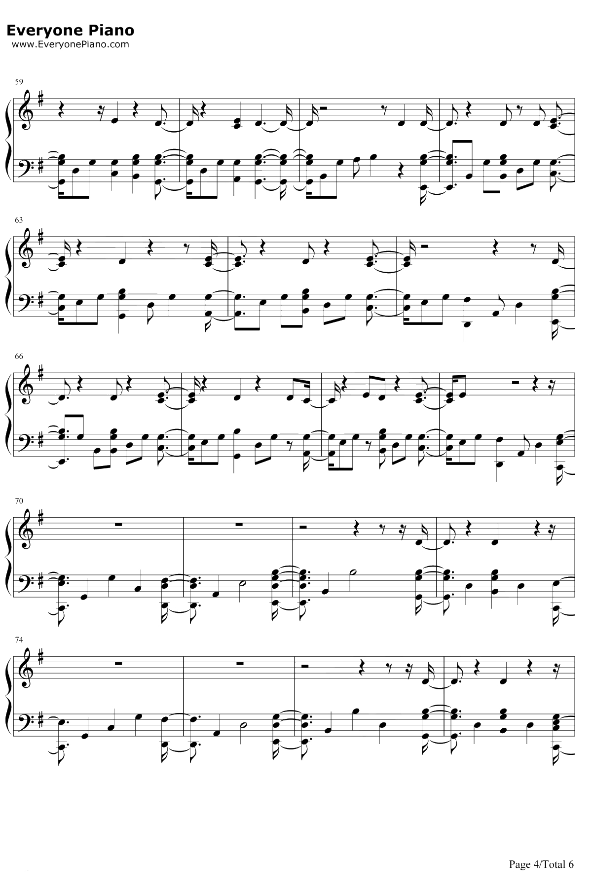 You Be Love钢琴谱-AviciiBillyRaffoul4