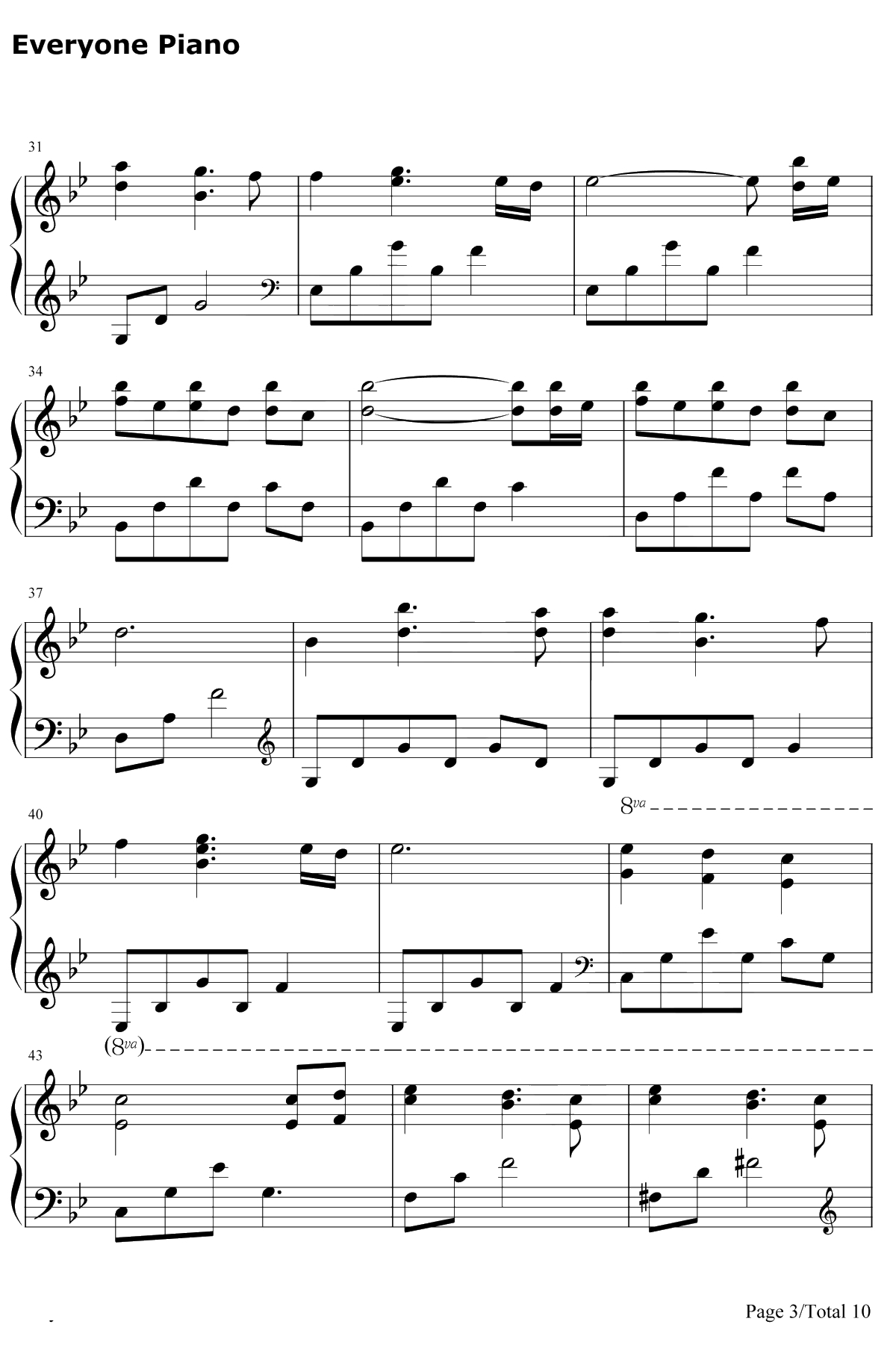 Leaves On The Seine钢琴谱-大卫蓝兹3