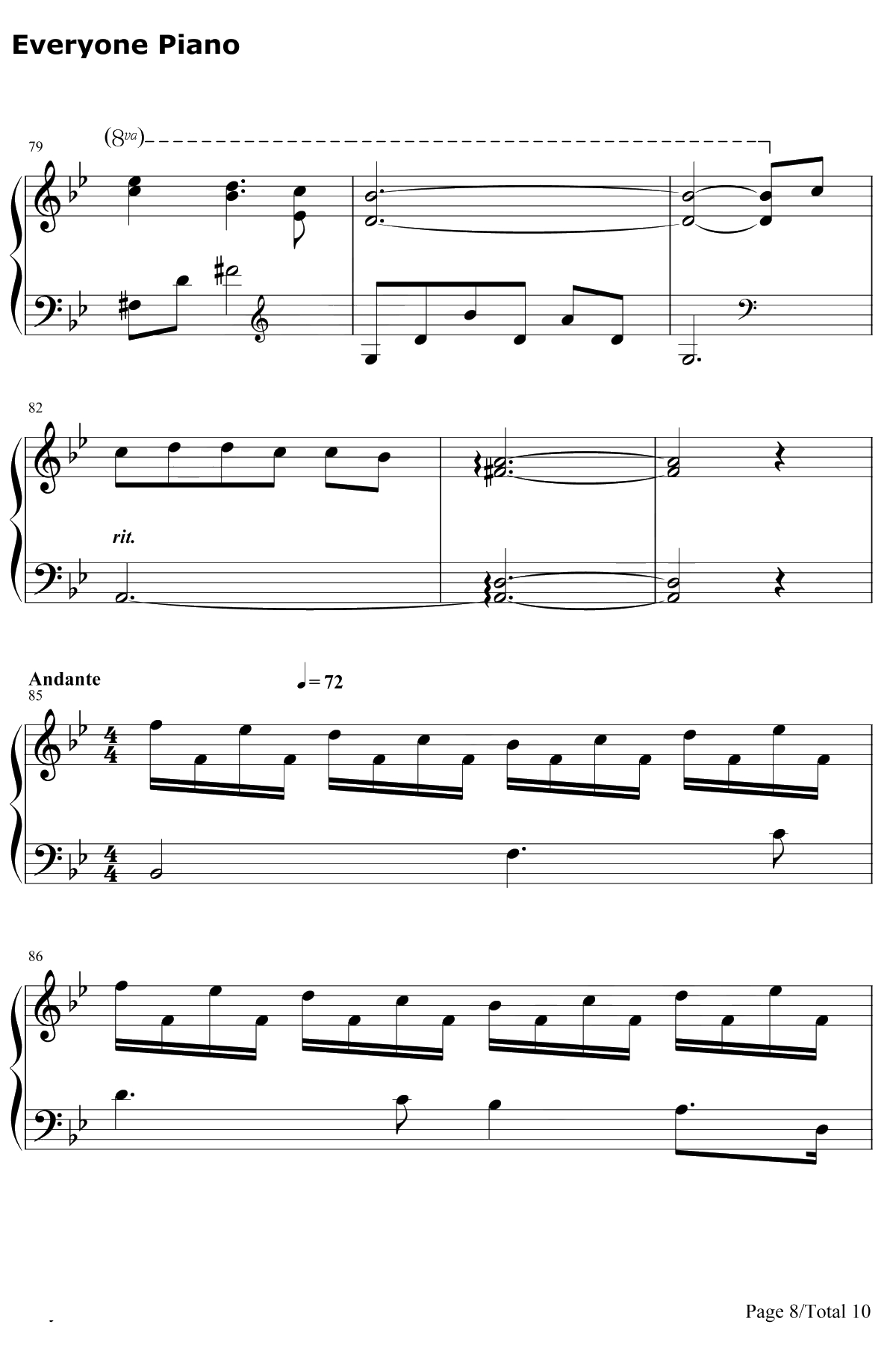 Leaves On The Seine钢琴谱-大卫蓝兹8