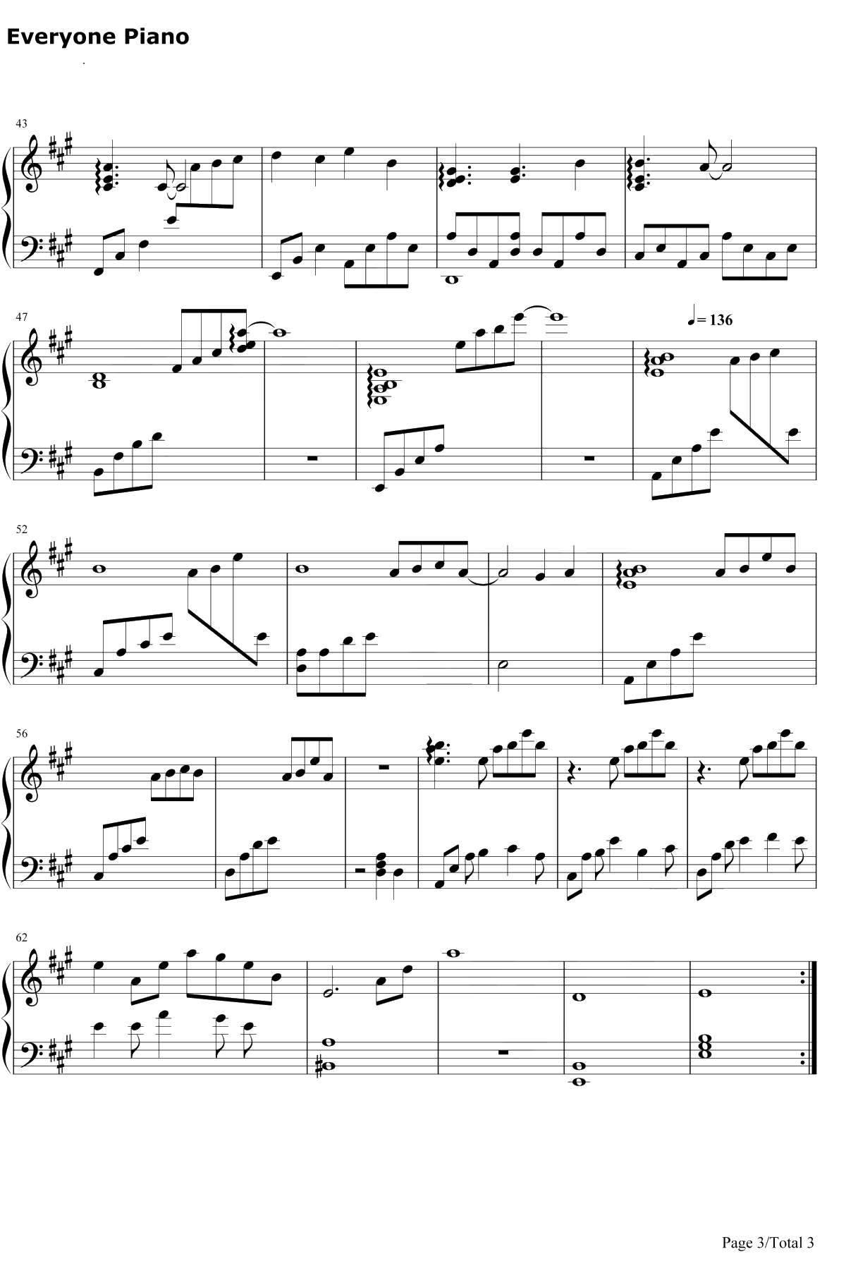 Fairy Wreath钢琴谱-MANYO-游戏FLOWERS插曲3