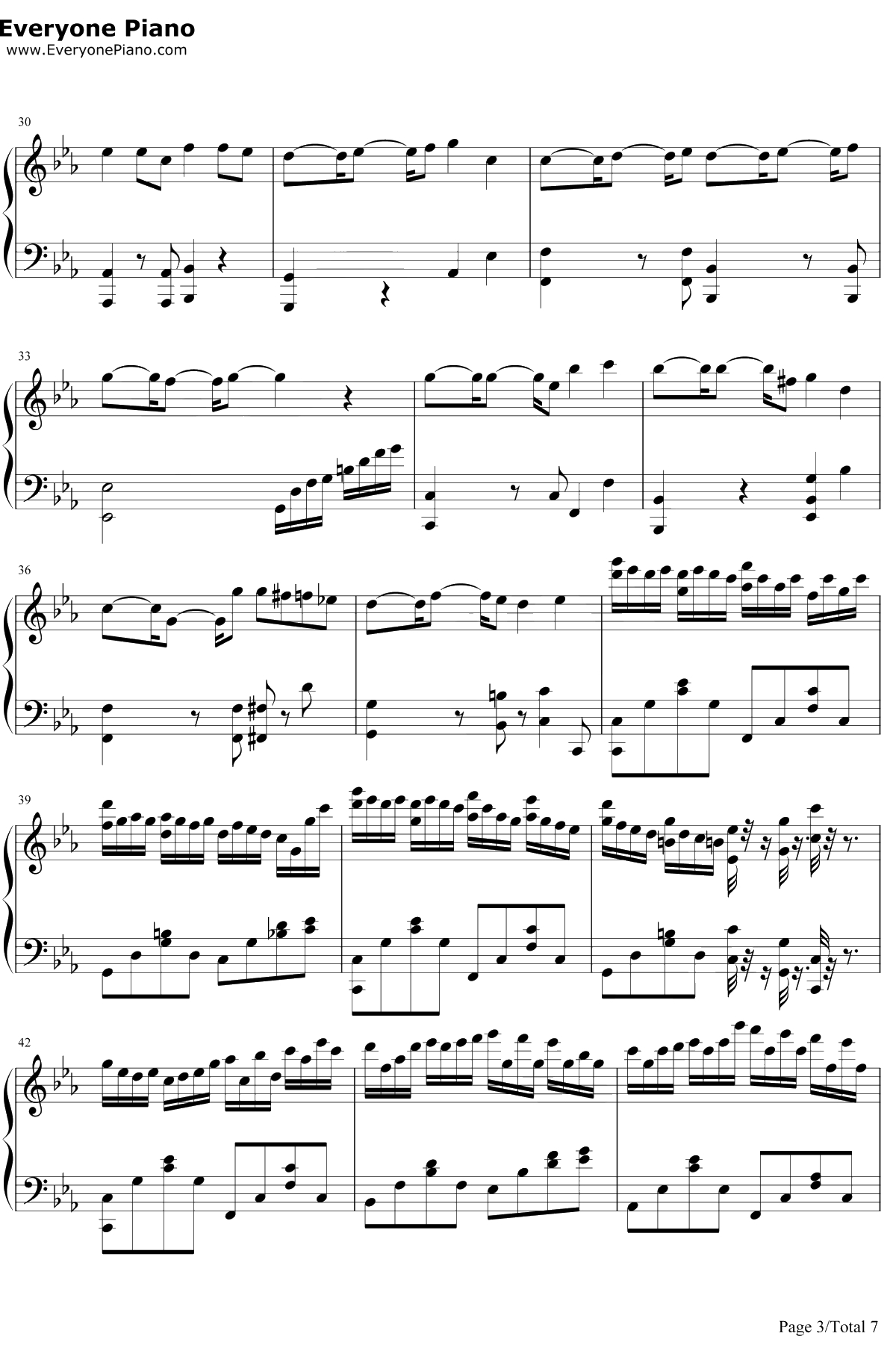 克罗地亚第二号狂想曲钢琴谱-ELLOCZ-克罗地亚第二号狂想曲3