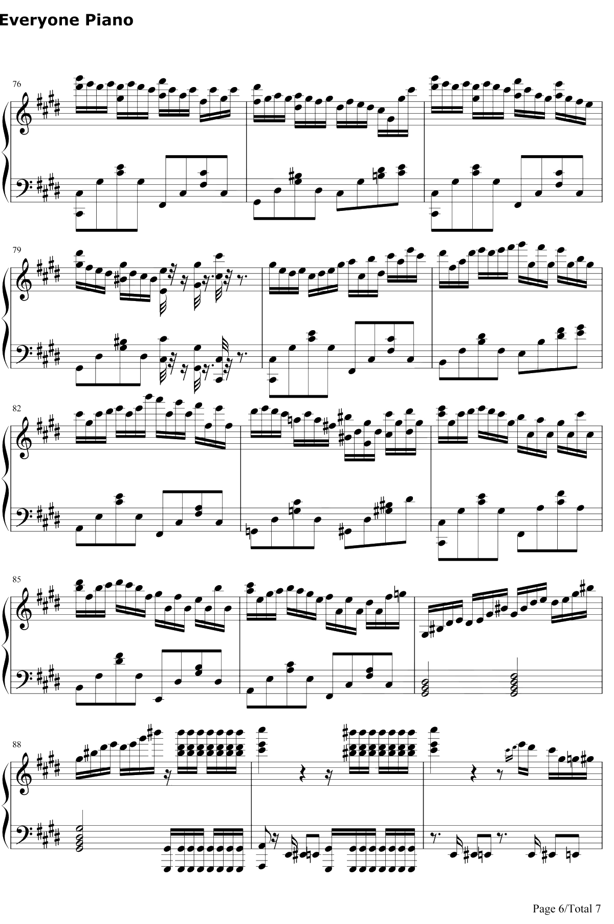 克罗地亚第二号狂想曲钢琴谱-ELLOCZ-克罗地亚第二号狂想曲6