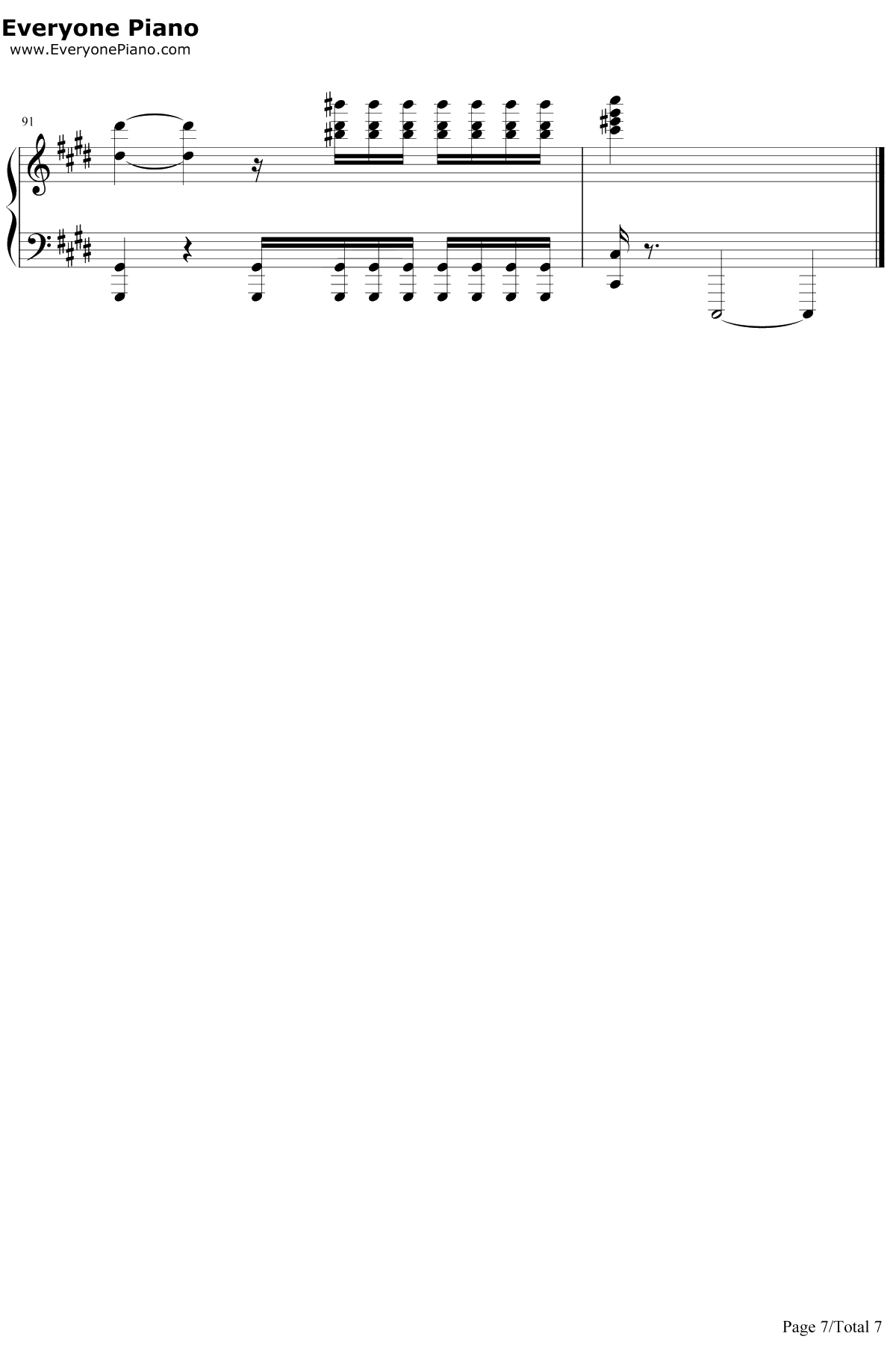 克罗地亚第二号狂想曲钢琴谱-ELLOCZ-克罗地亚第二号狂想曲7