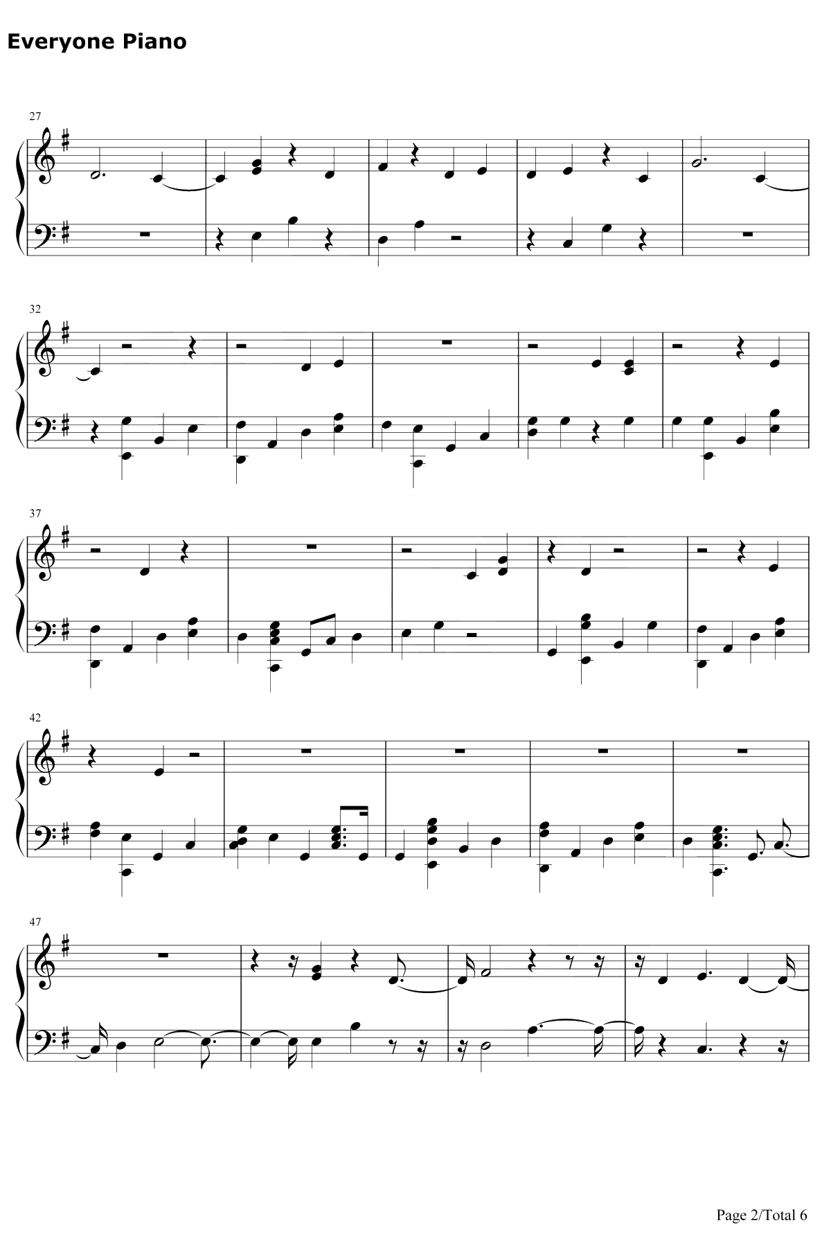 Found You钢琴谱-KaneBrown2