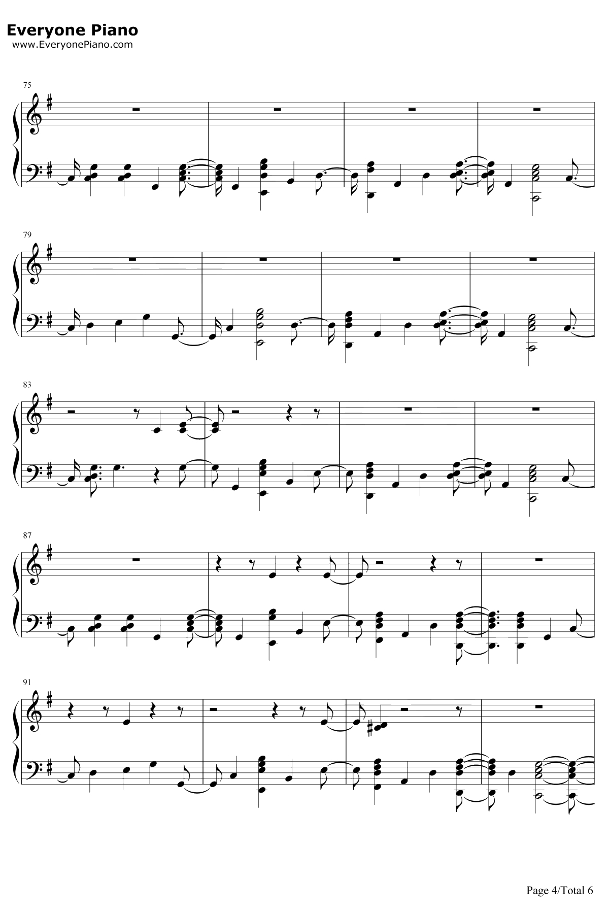 Found You钢琴谱-KaneBrown4