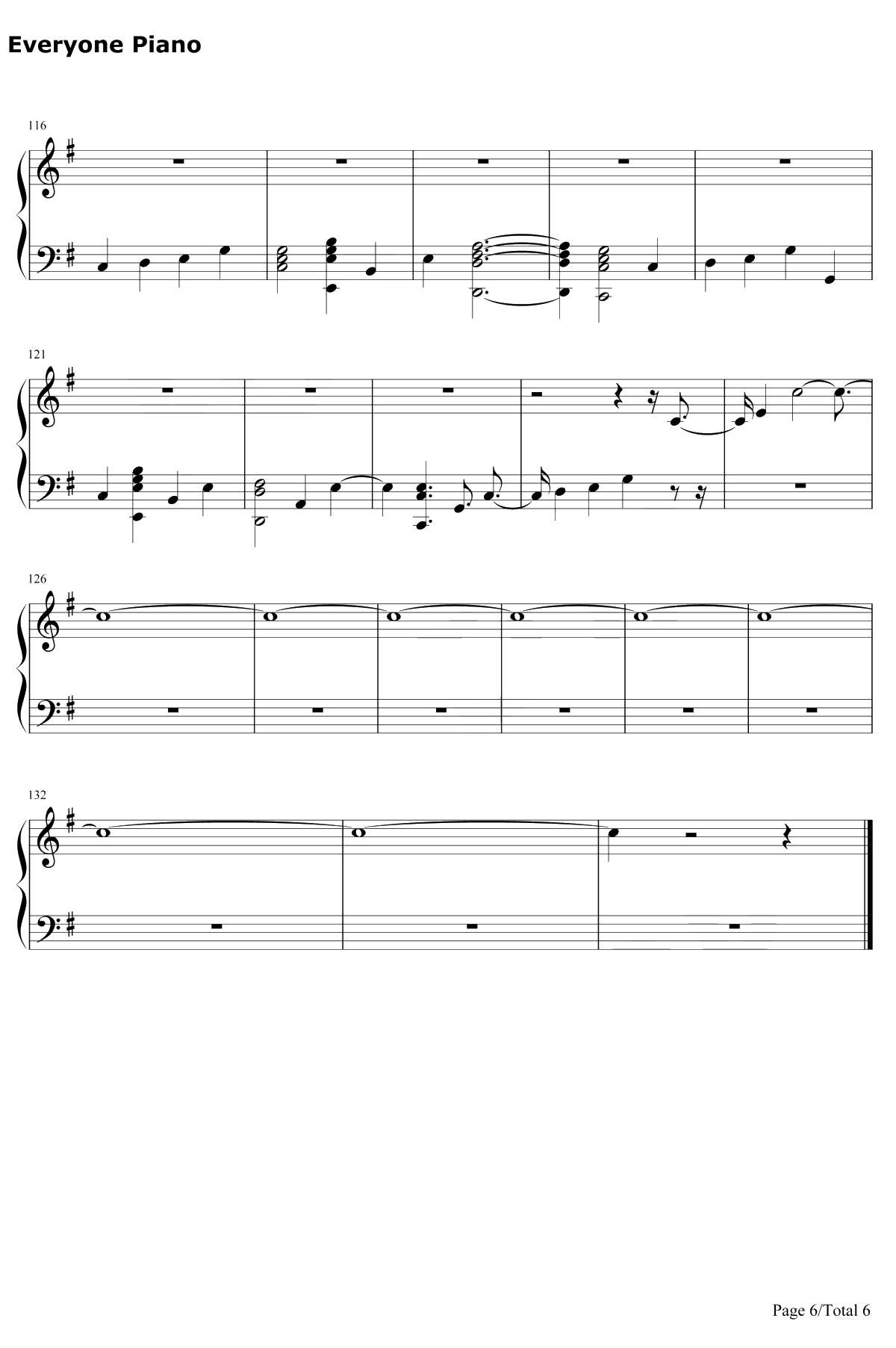 Found You钢琴谱-KaneBrown6