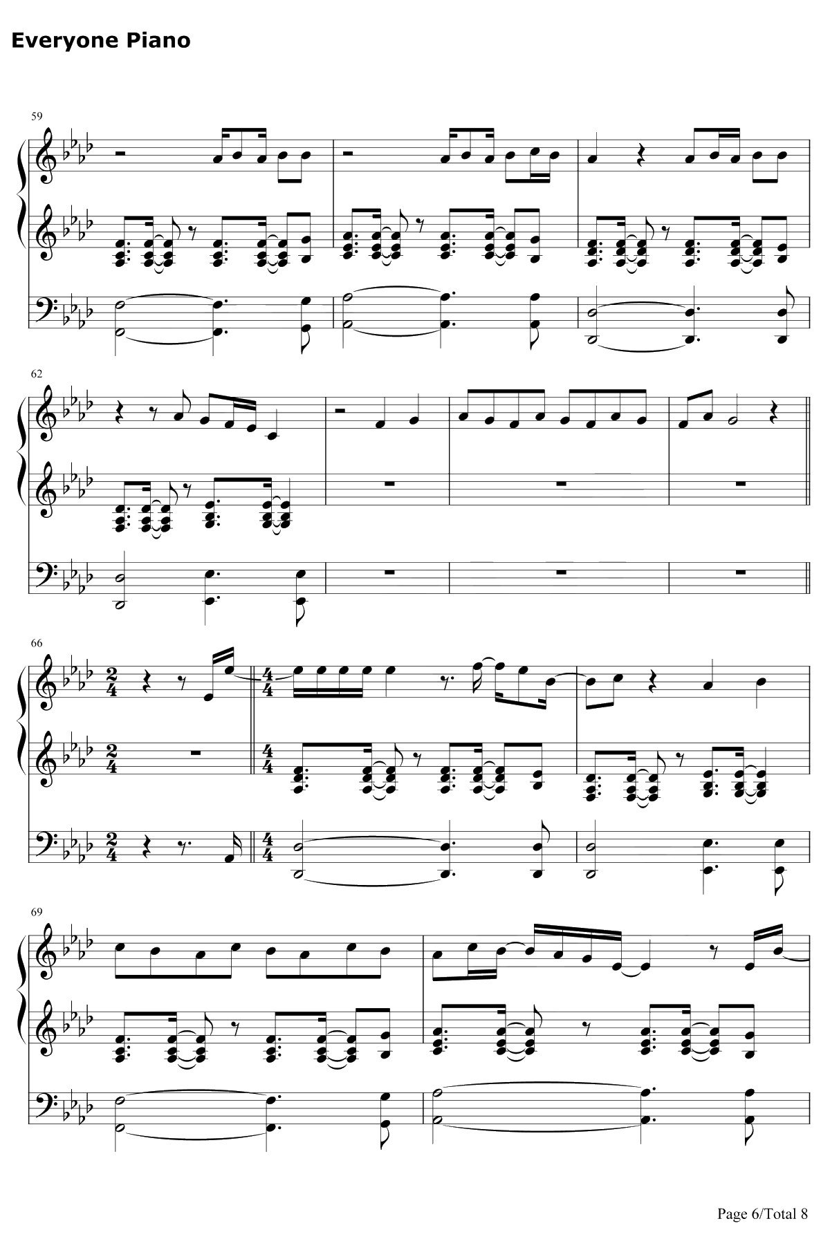 Breathin钢琴谱-ArianaGrande6