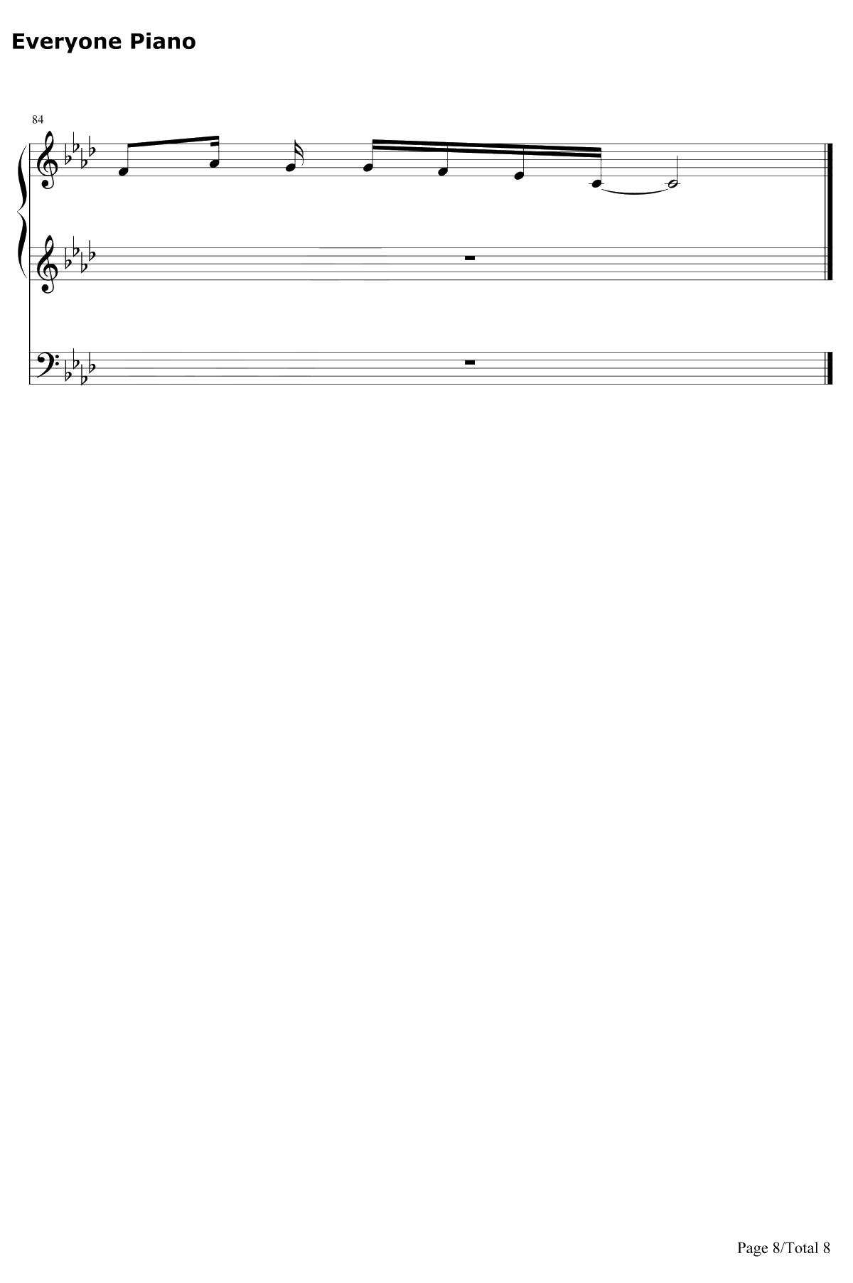 Breathin钢琴谱-ArianaGrande8