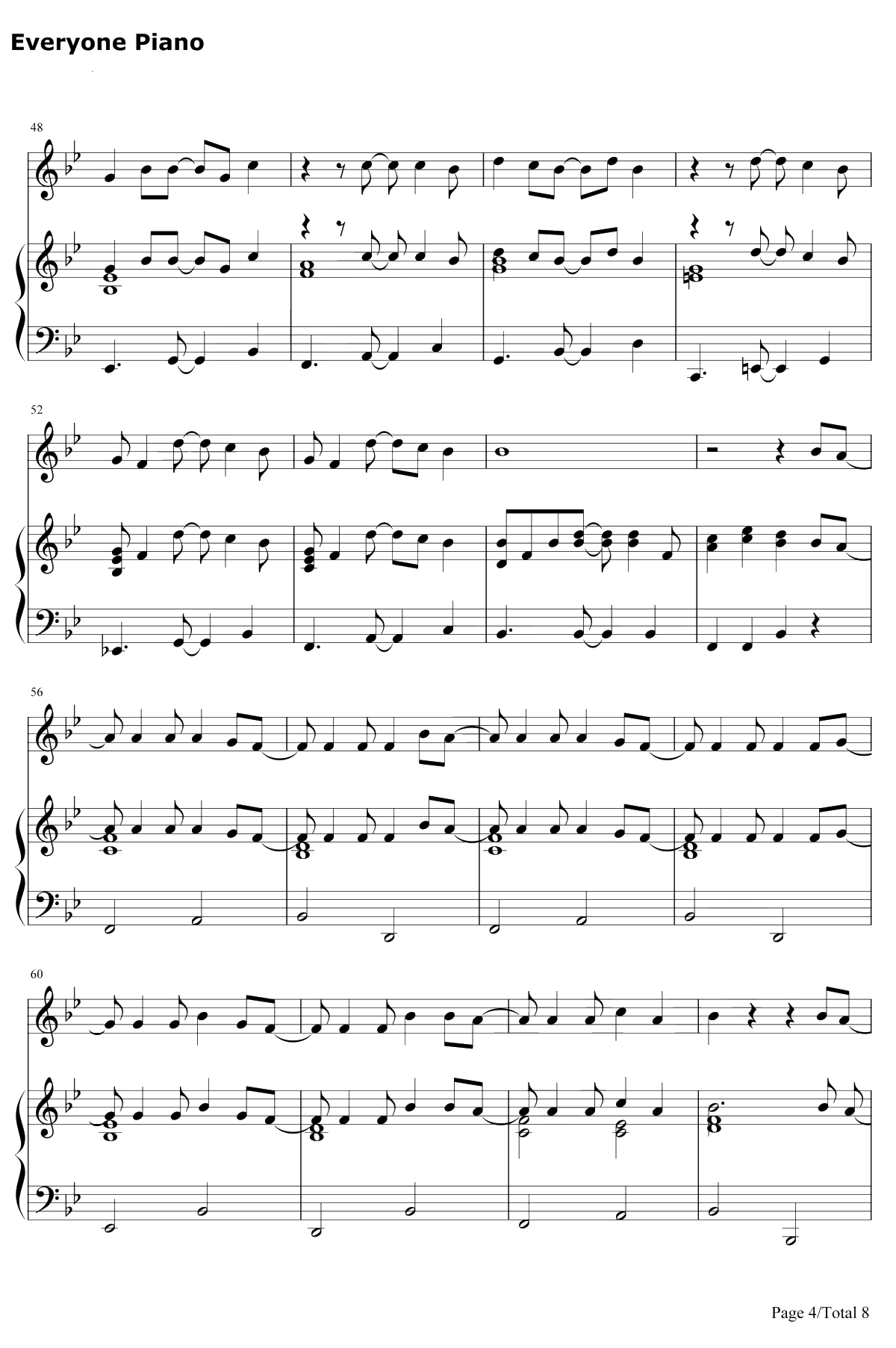 Under the Sea钢琴谱-AlanMenken-小美人鱼主题曲4