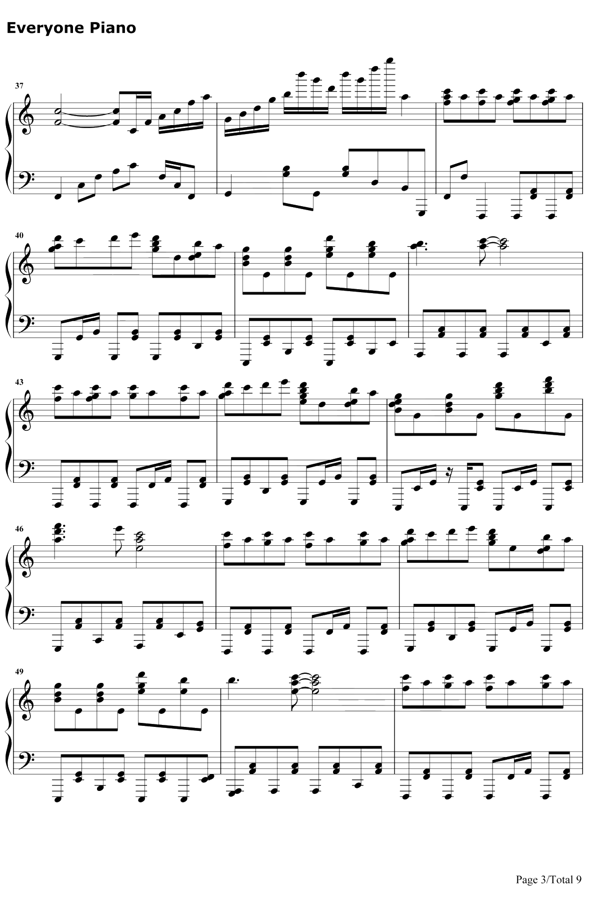 すーぱーぬこわーるど钢琴谱-IA3