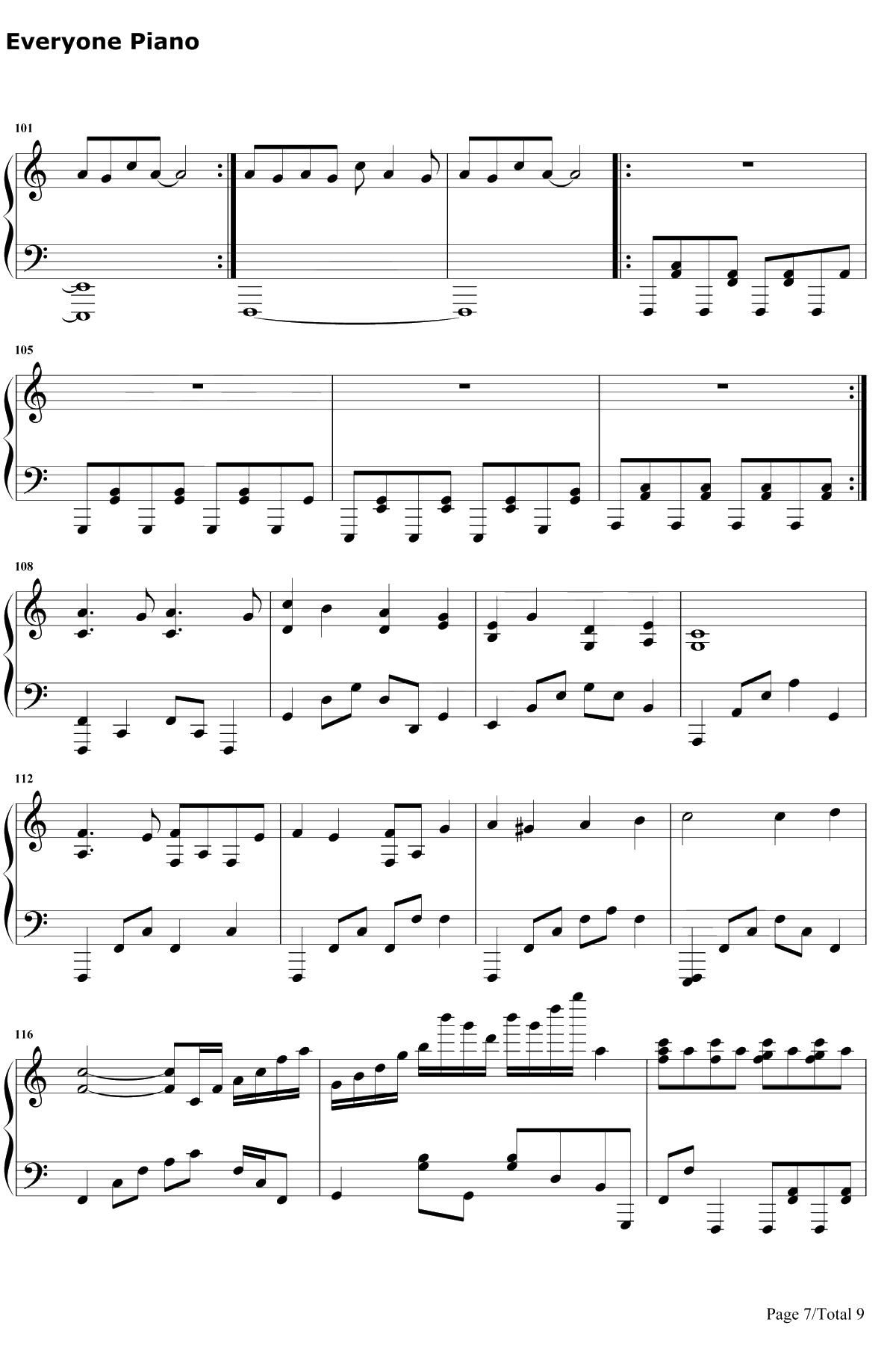 すーぱーぬこわーるど钢琴谱-IA7