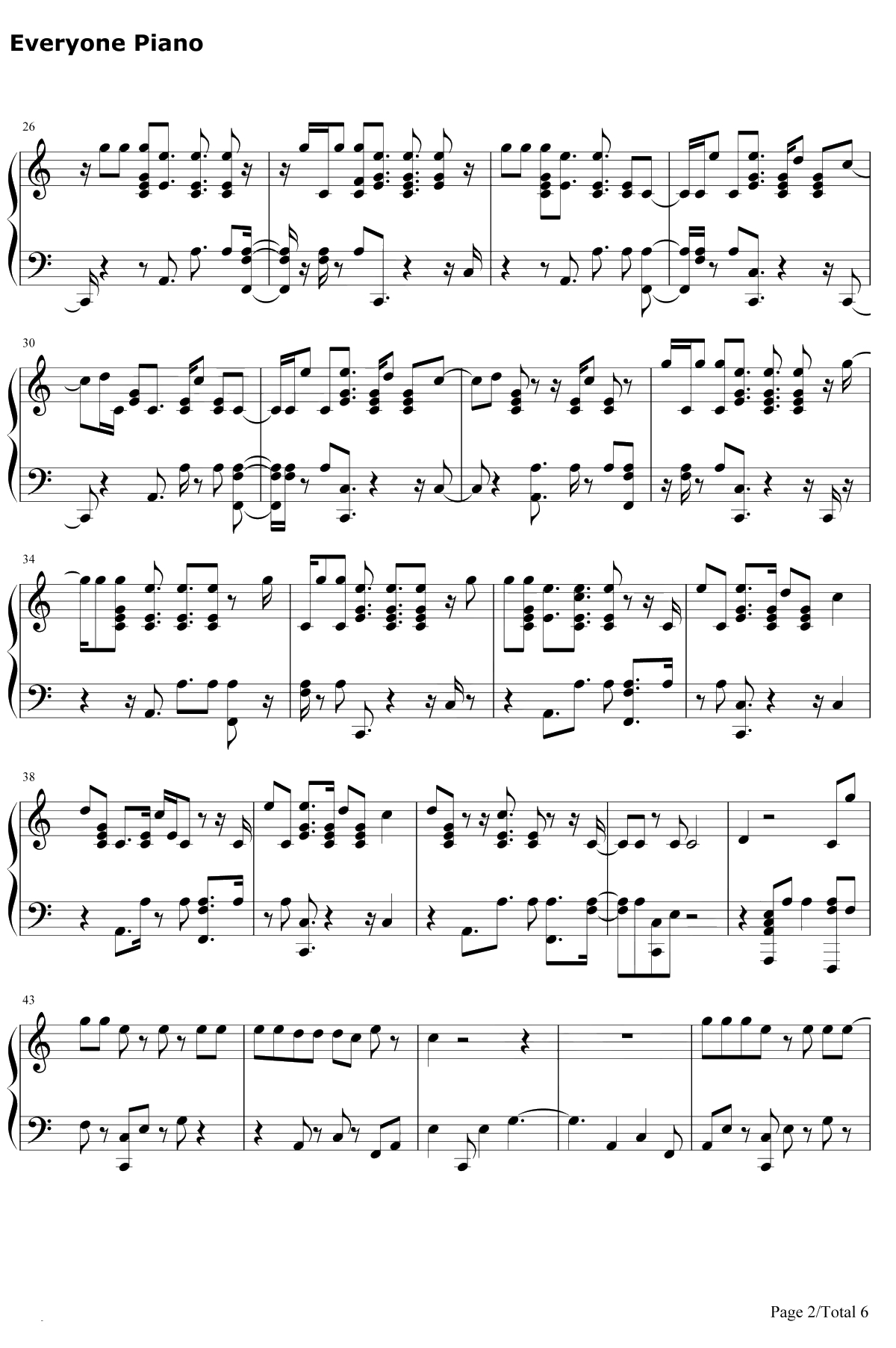 He Like That钢琴谱-FifthHarmony2