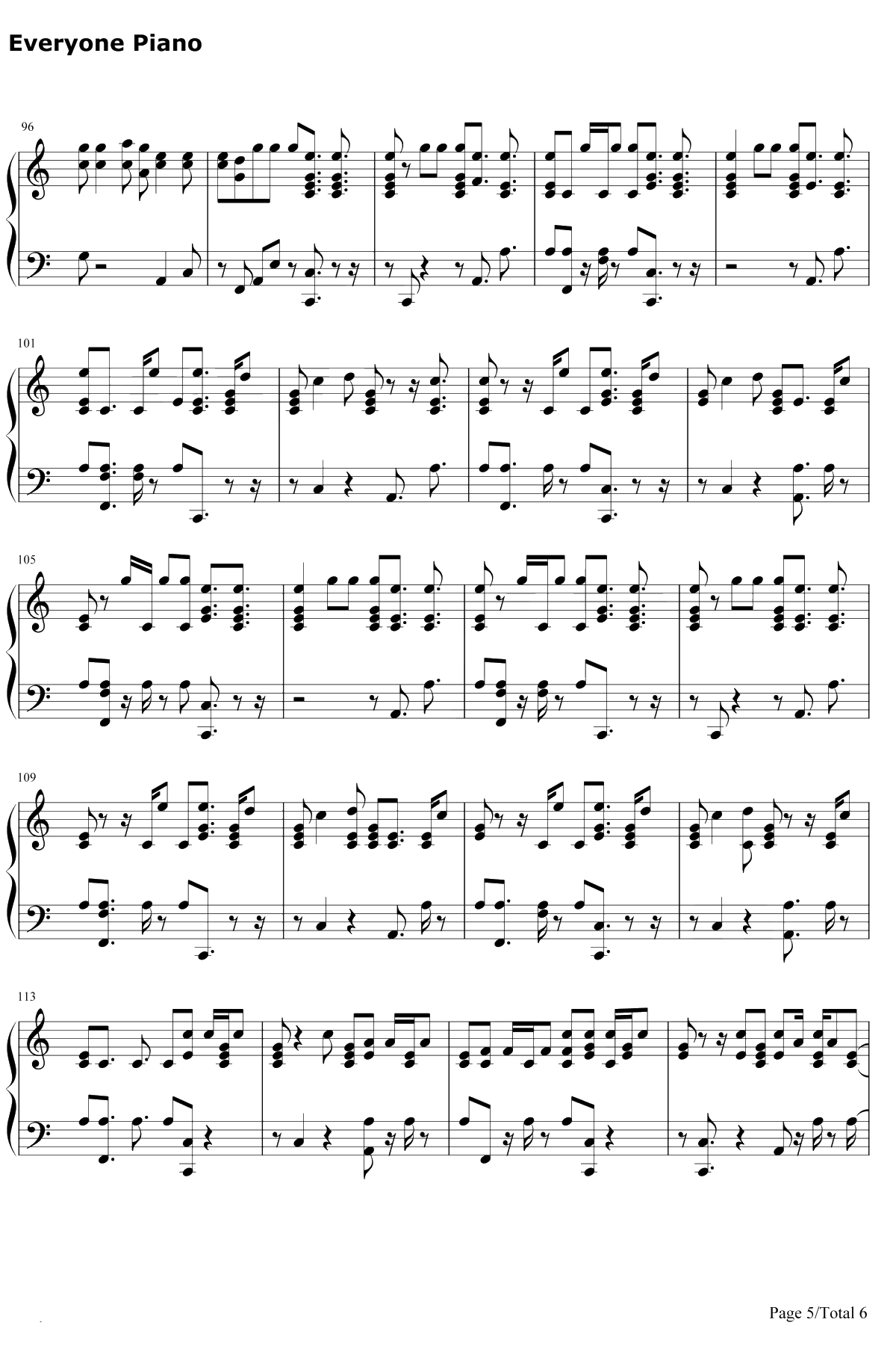 He Like That钢琴谱-FifthHarmony5