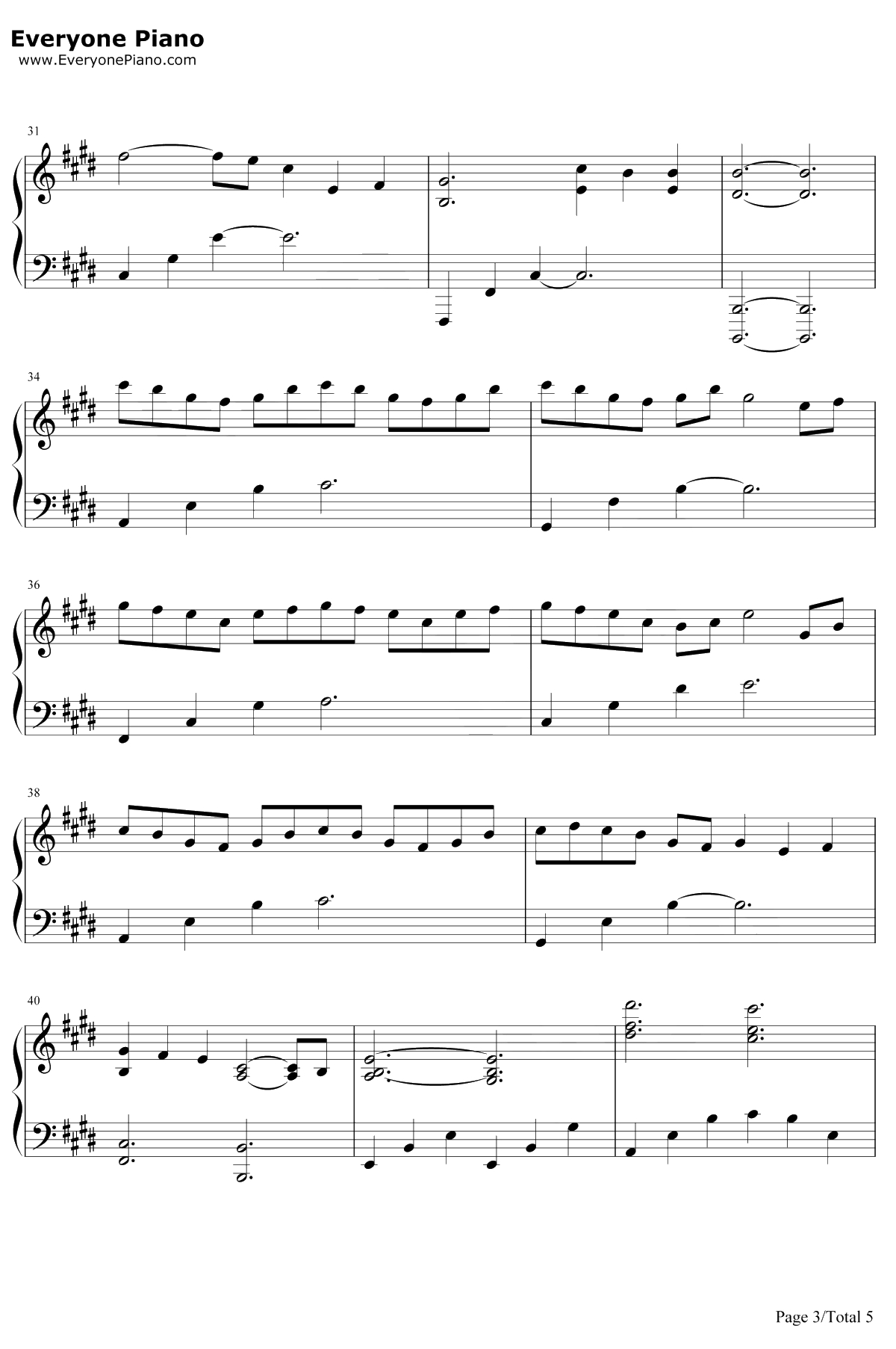 Sleeping Dove钢琴谱-DavidLanz3