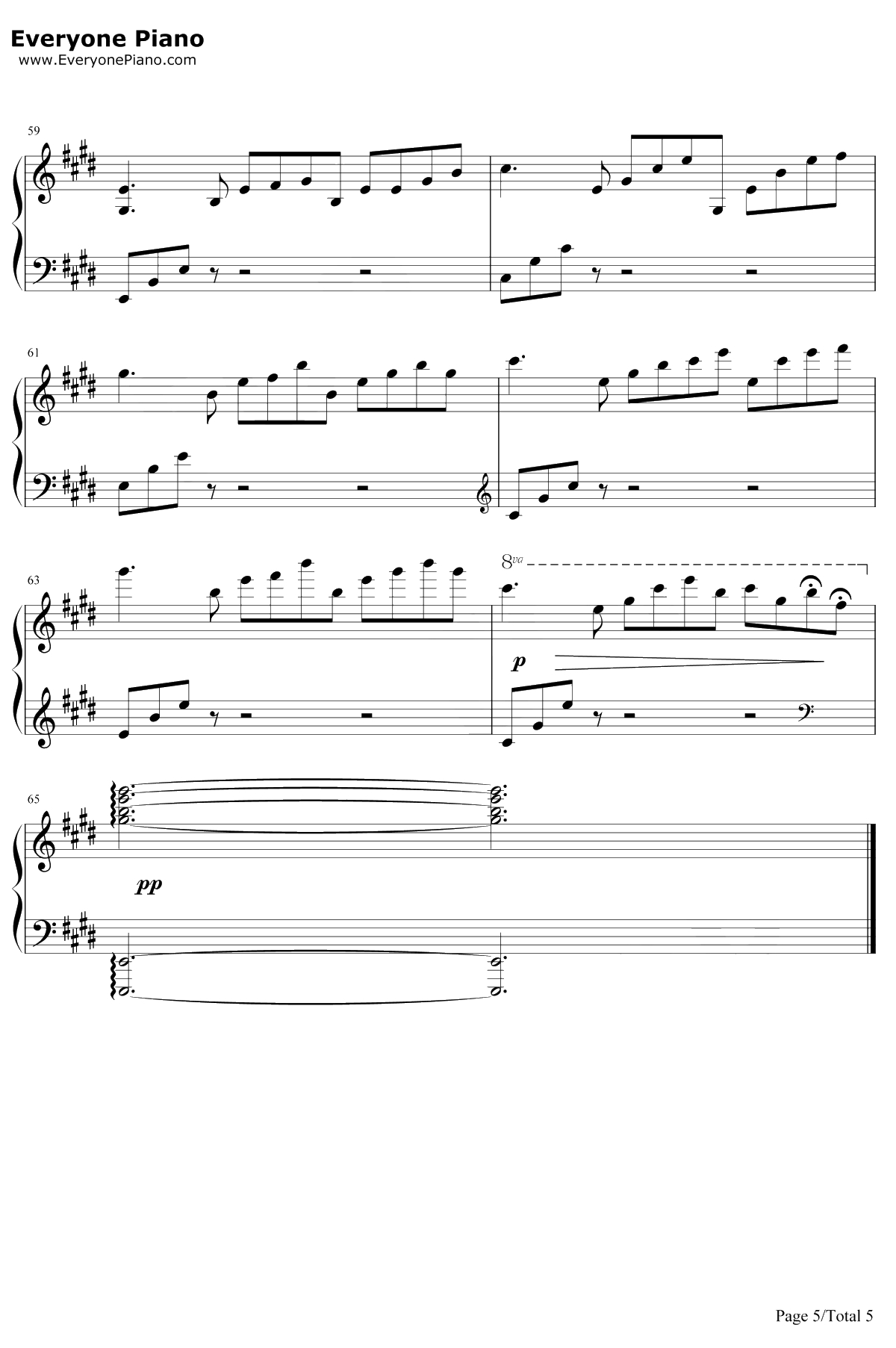 Sleeping Dove钢琴谱-DavidLanz5