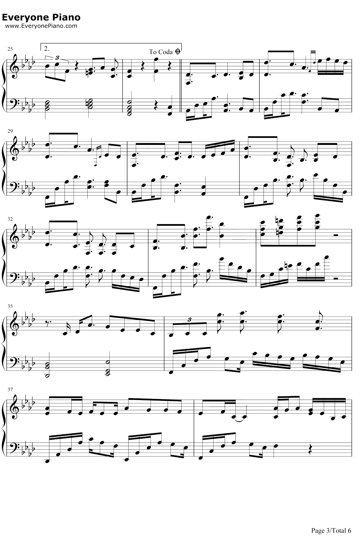 让酒钢琴谱-摩登兄弟刘宇宁-沙海插曲3