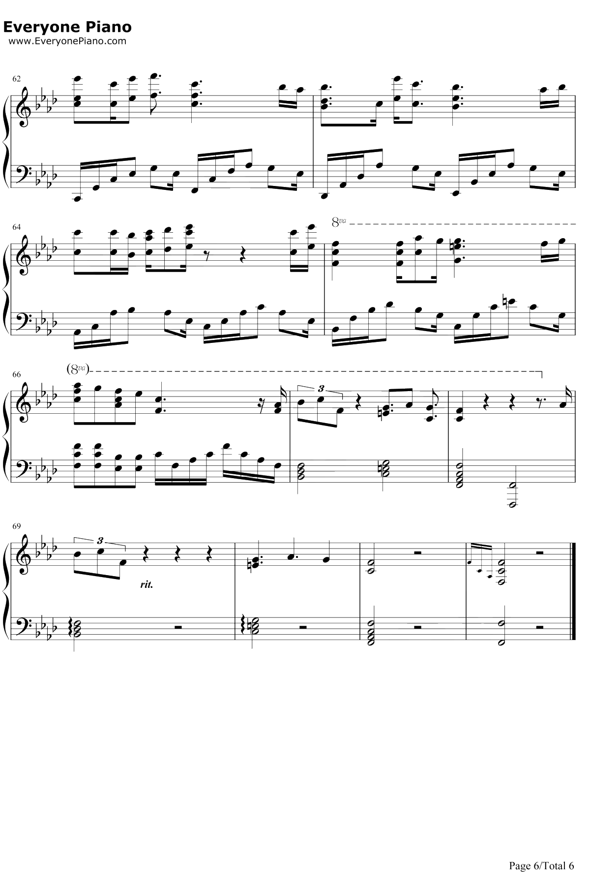 让酒钢琴谱-摩登兄弟刘宇宁-沙海插曲6