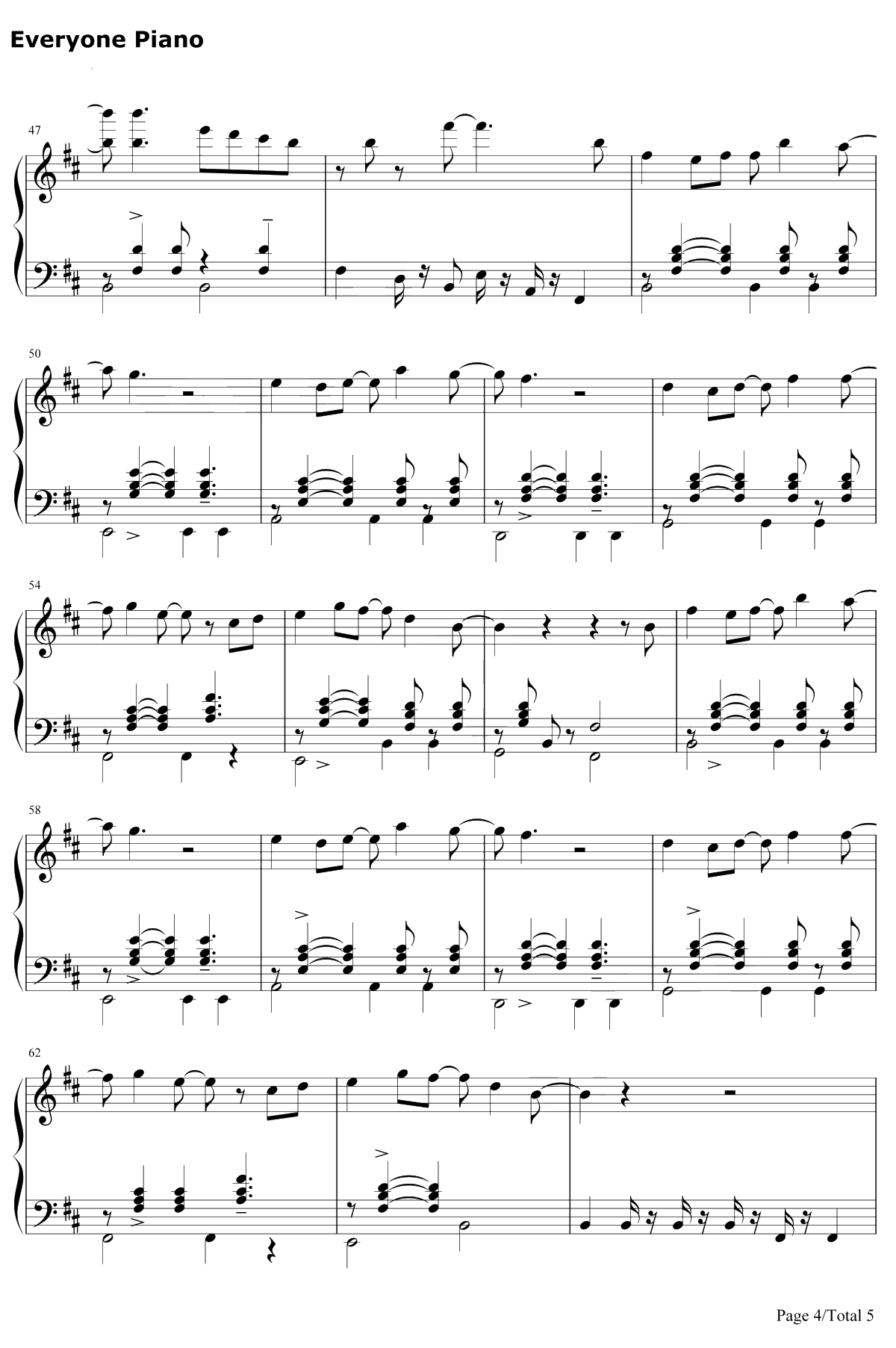 Say Yes钢琴谱-王铮亮-咱们结婚吧插曲4