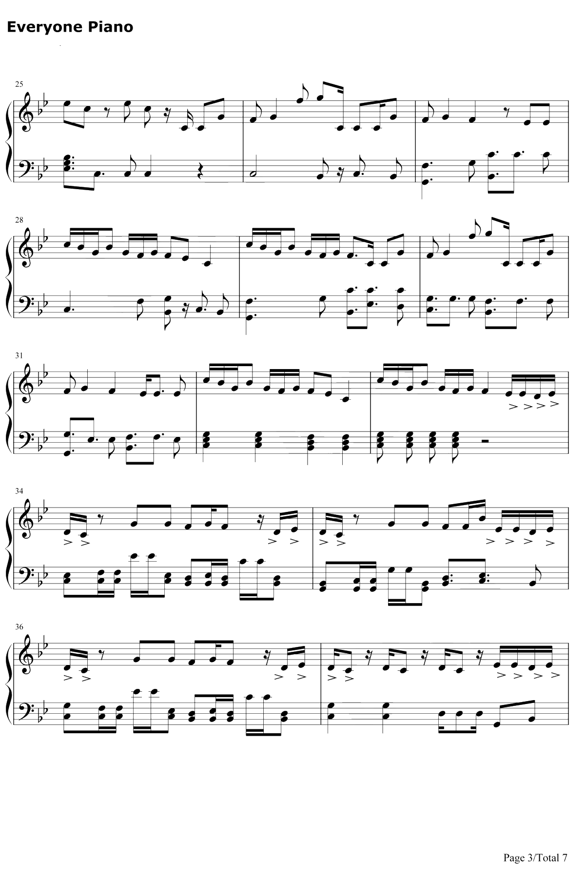 Blood Sweat &Tears钢琴谱-防弹少年团3