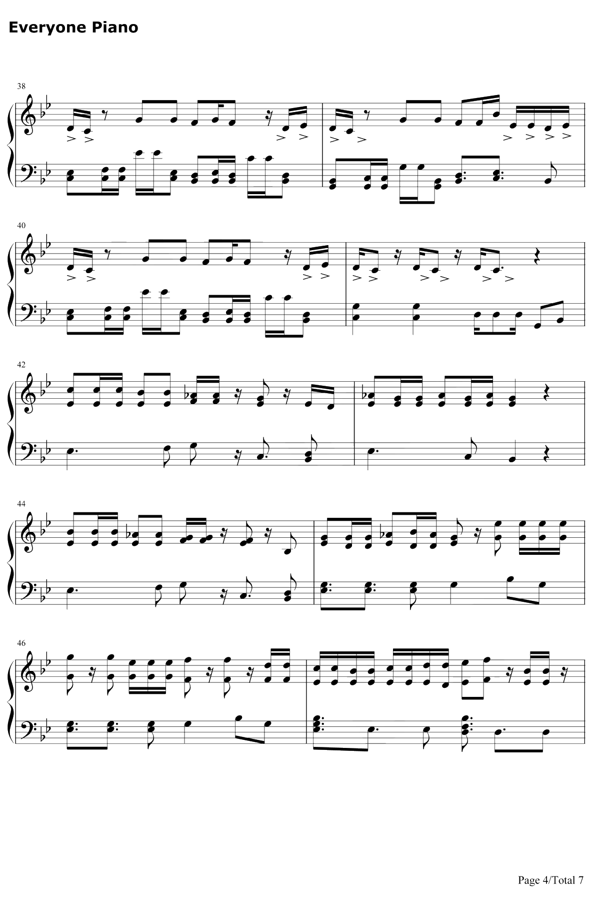 Blood Sweat &Tears钢琴谱-防弹少年团4