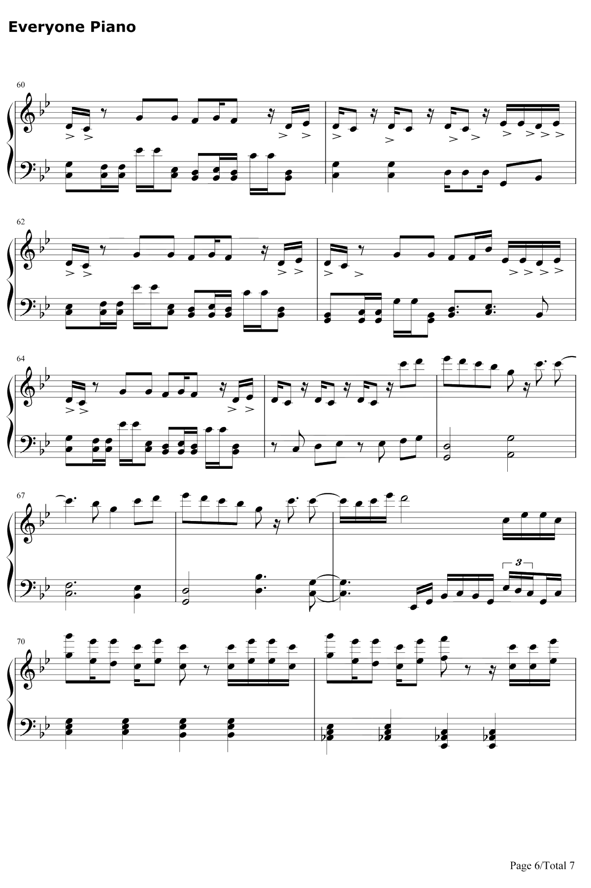 Blood Sweat &Tears钢琴谱-防弹少年团6