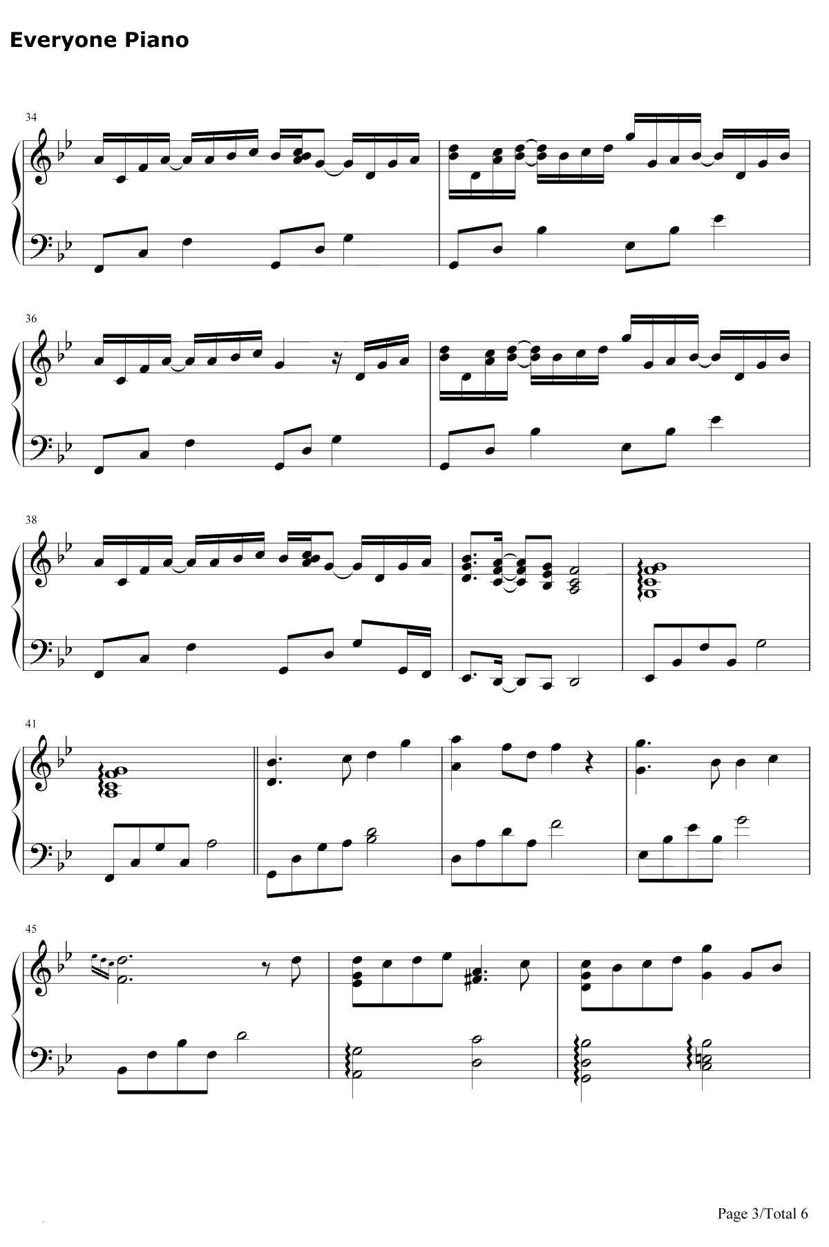 信笺钢琴谱-西村由纪江3