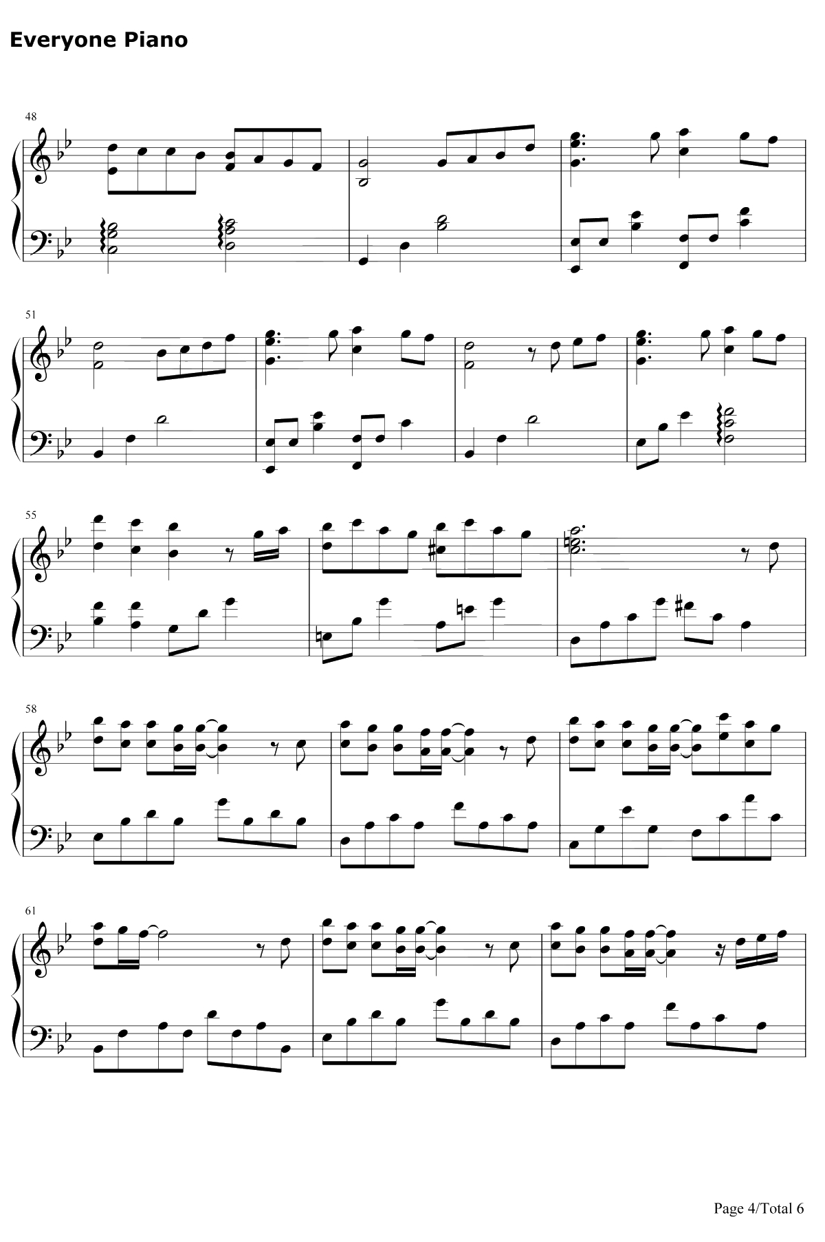 信笺钢琴谱-西村由纪江4