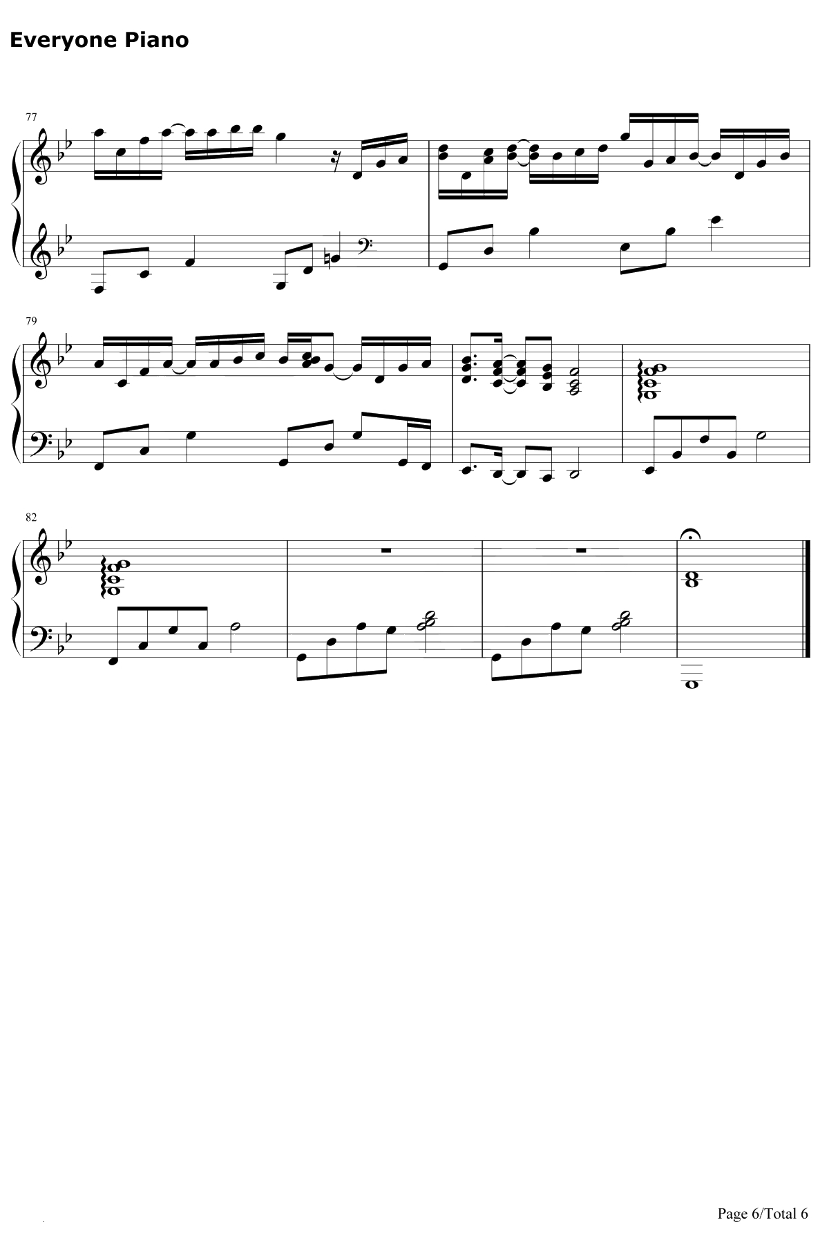 信笺钢琴谱-西村由纪江6