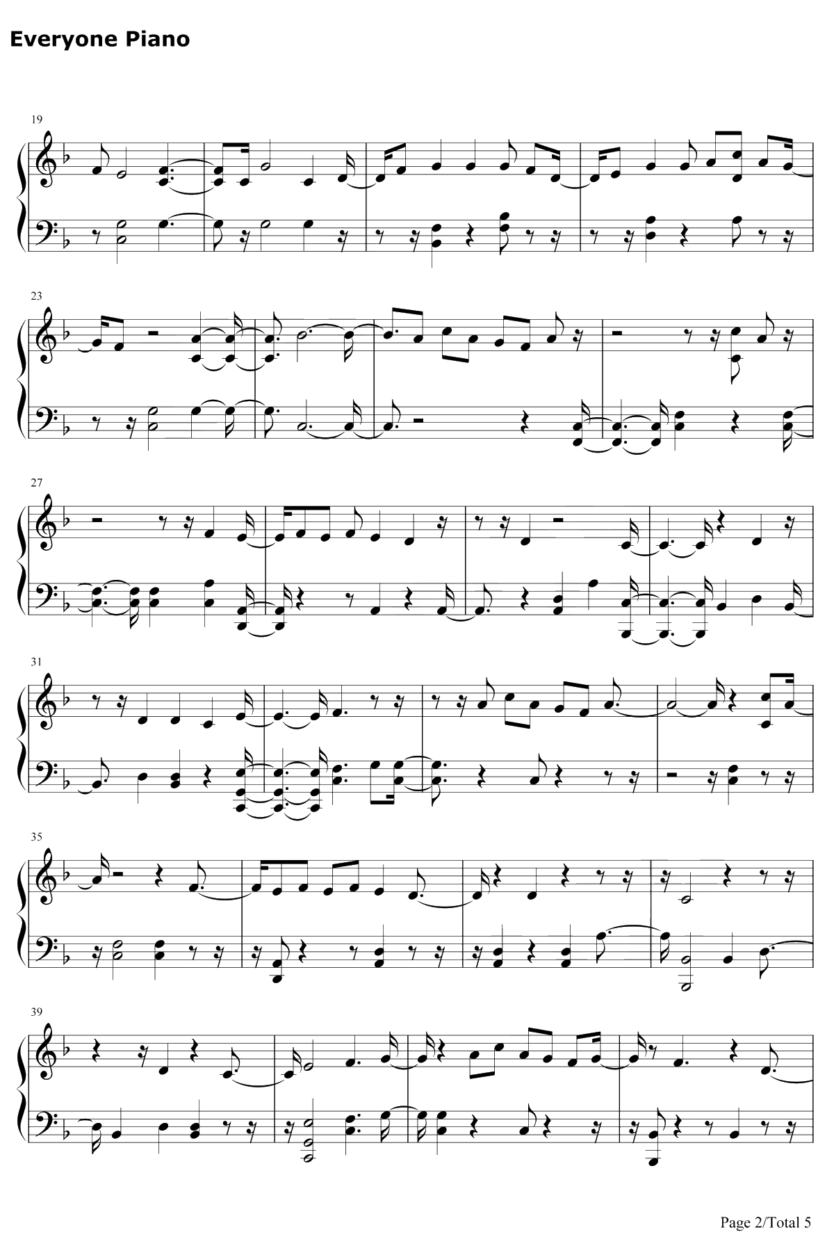 Epiphany钢琴谱-防弹少年团2