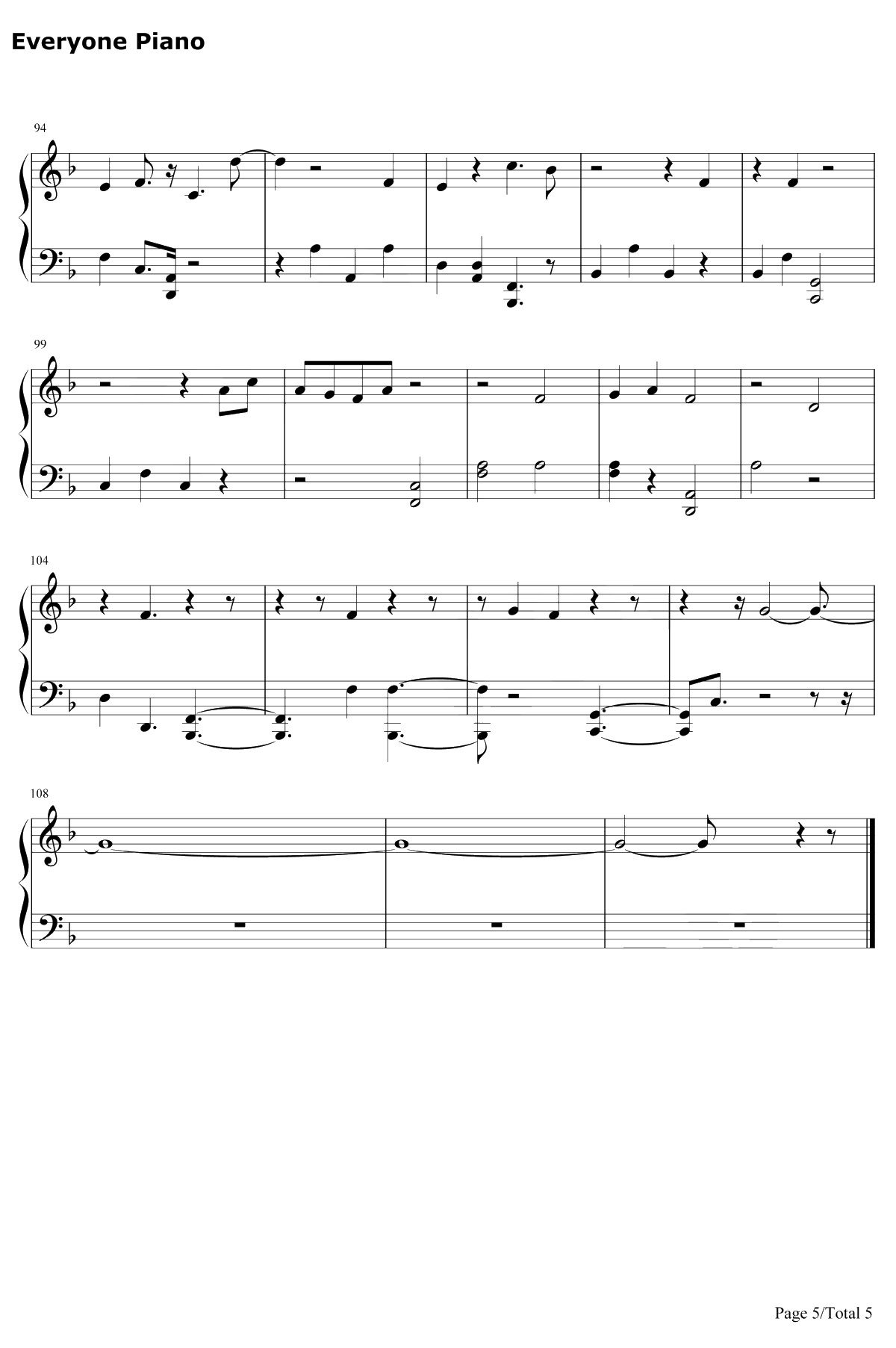 Epiphany钢琴谱-防弹少年团5