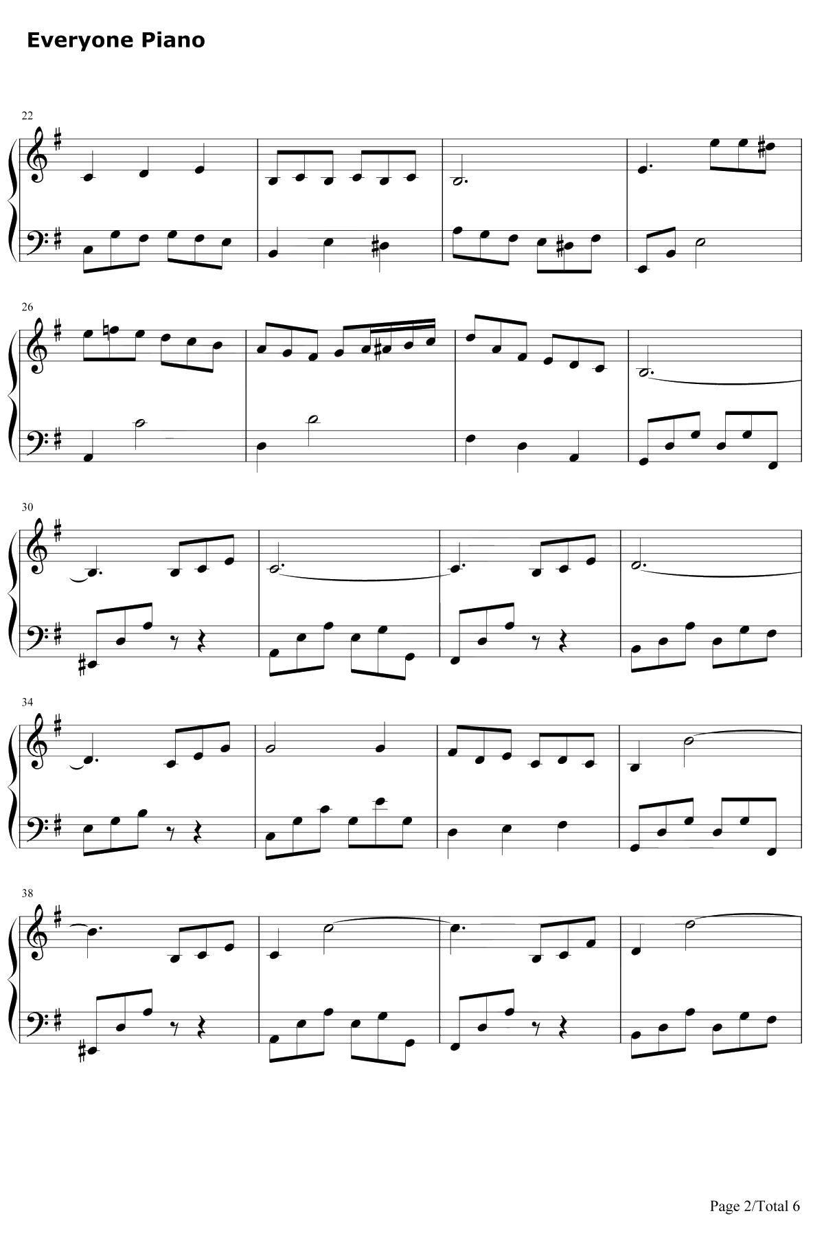 巴哈钢琴谱-林仁建-卡布其诺2