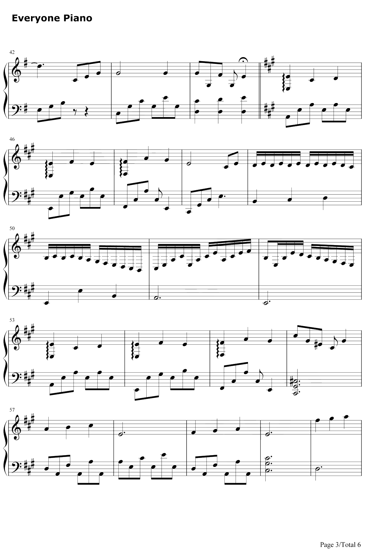 巴哈钢琴谱-林仁建-卡布其诺3