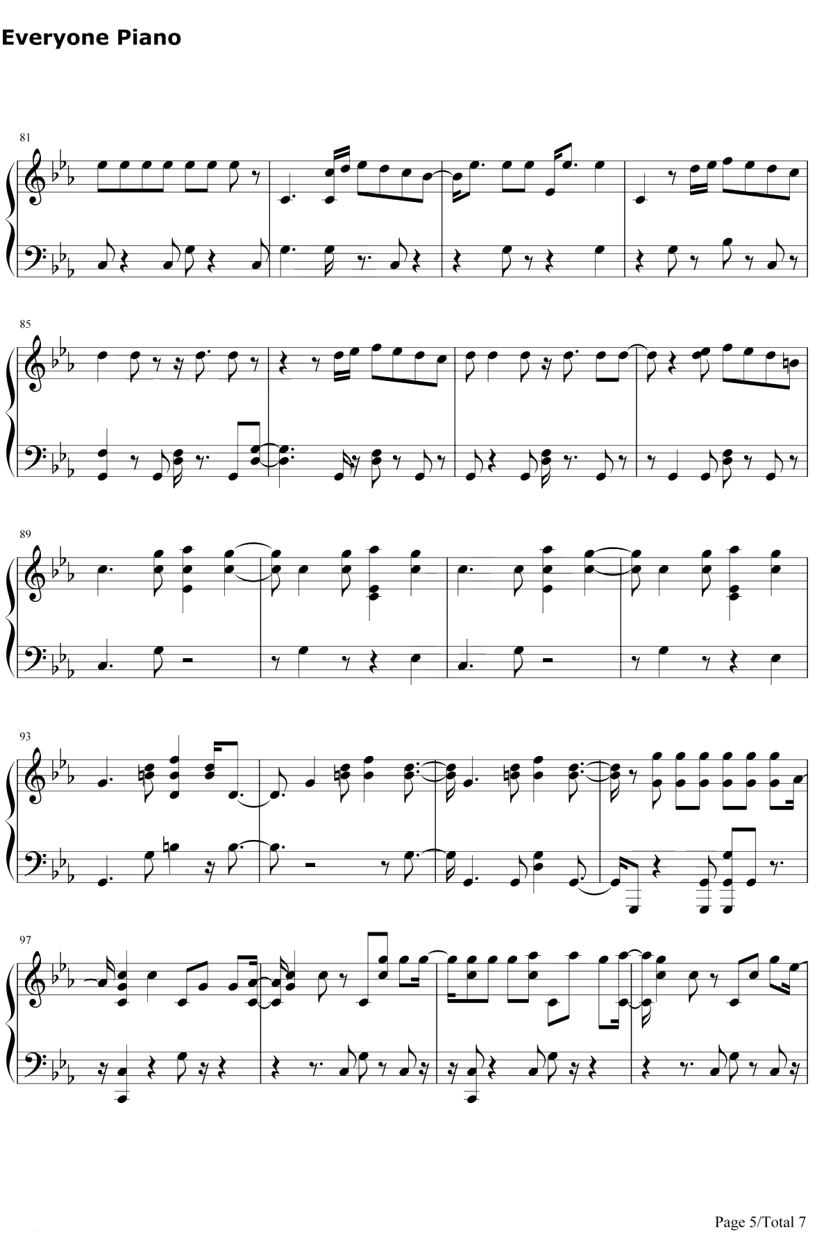 Airplanept.2钢琴谱--防弹少年团5